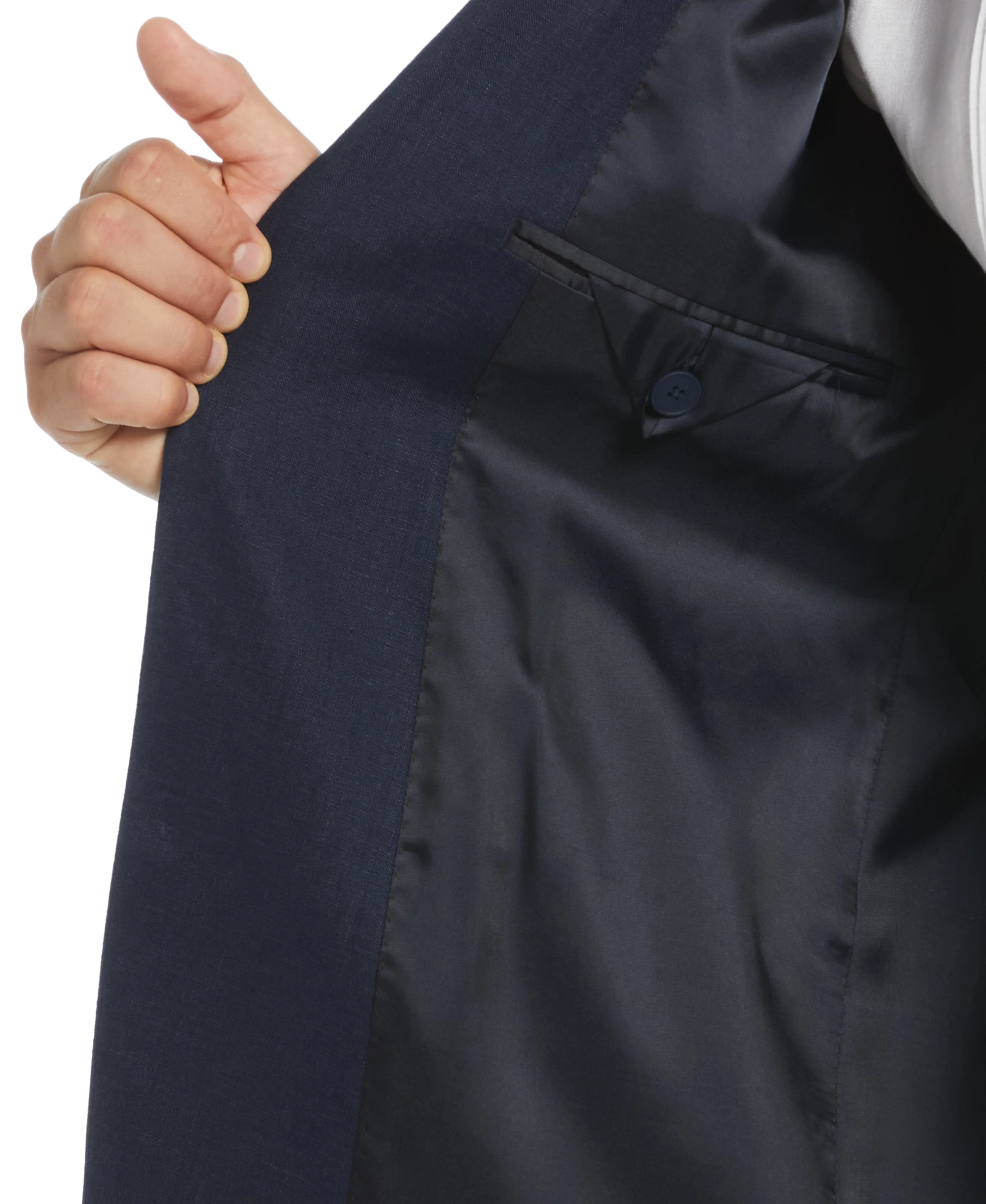 100% Linen Navy Suit sold by Cubavera product image thumbnail 5