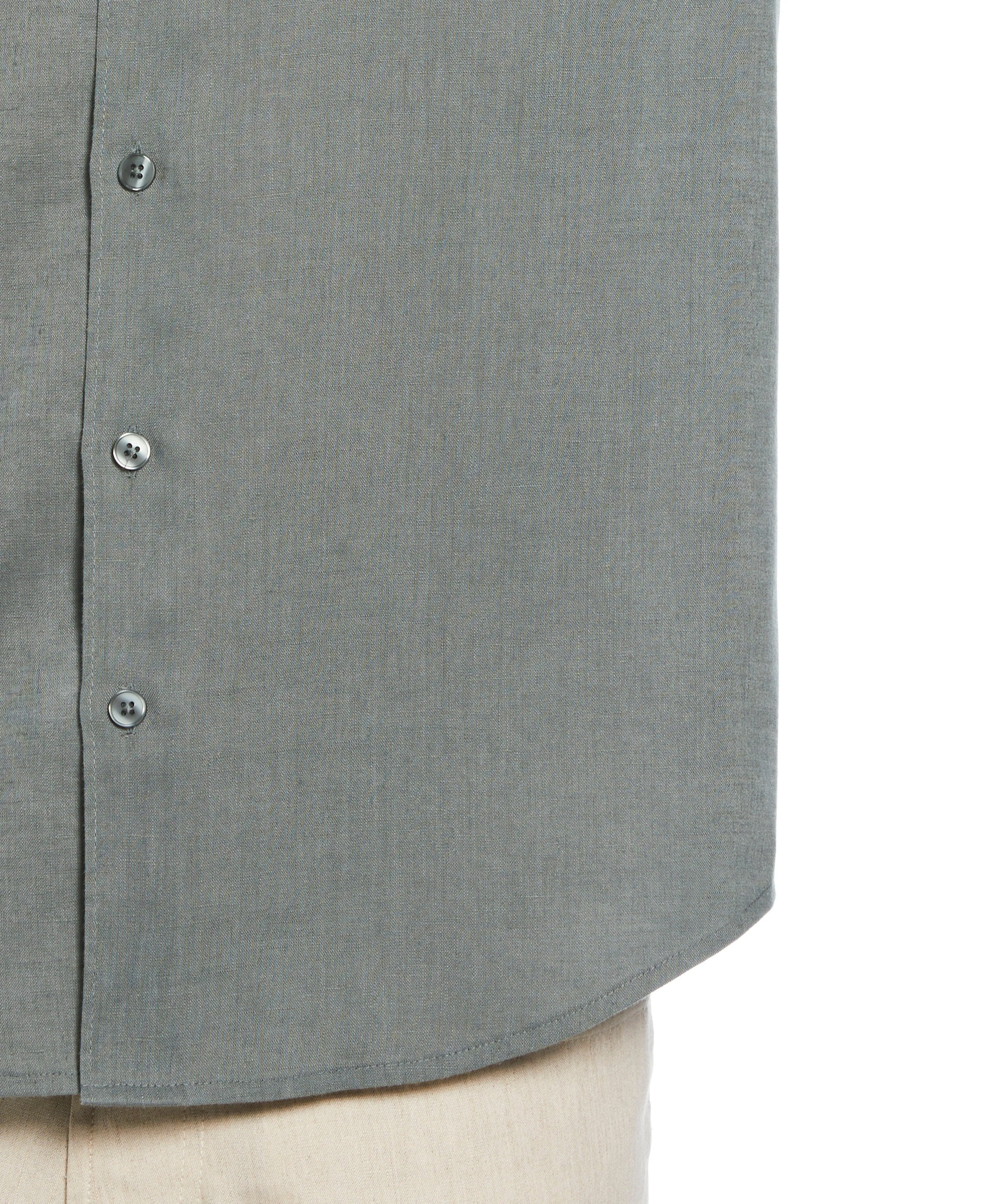 Travelselect™ Linen-Blend Rolled Sleeve Shirt sold by Cubavera product image thumbnail 3