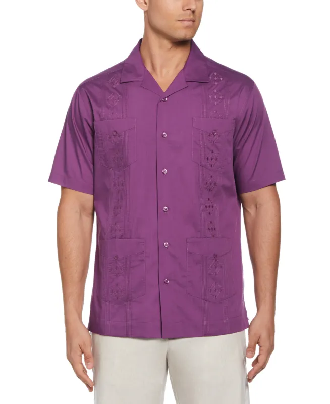 Big & Tall Authentic Embroidered Guayabera Shirt sold by Cubavera