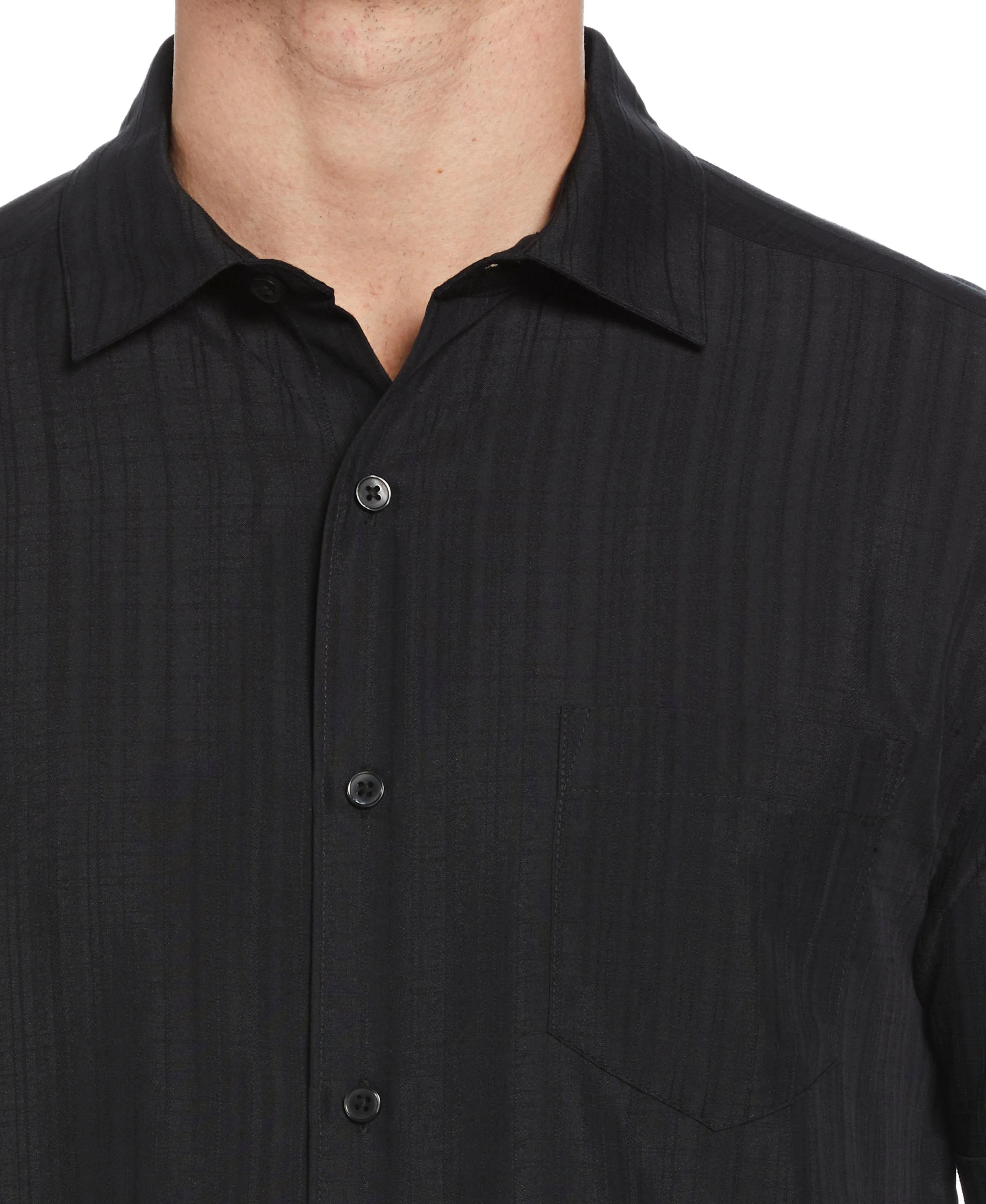 Classic Textured One Pocket Shirt sold by Cubavera product image thumbnail 3