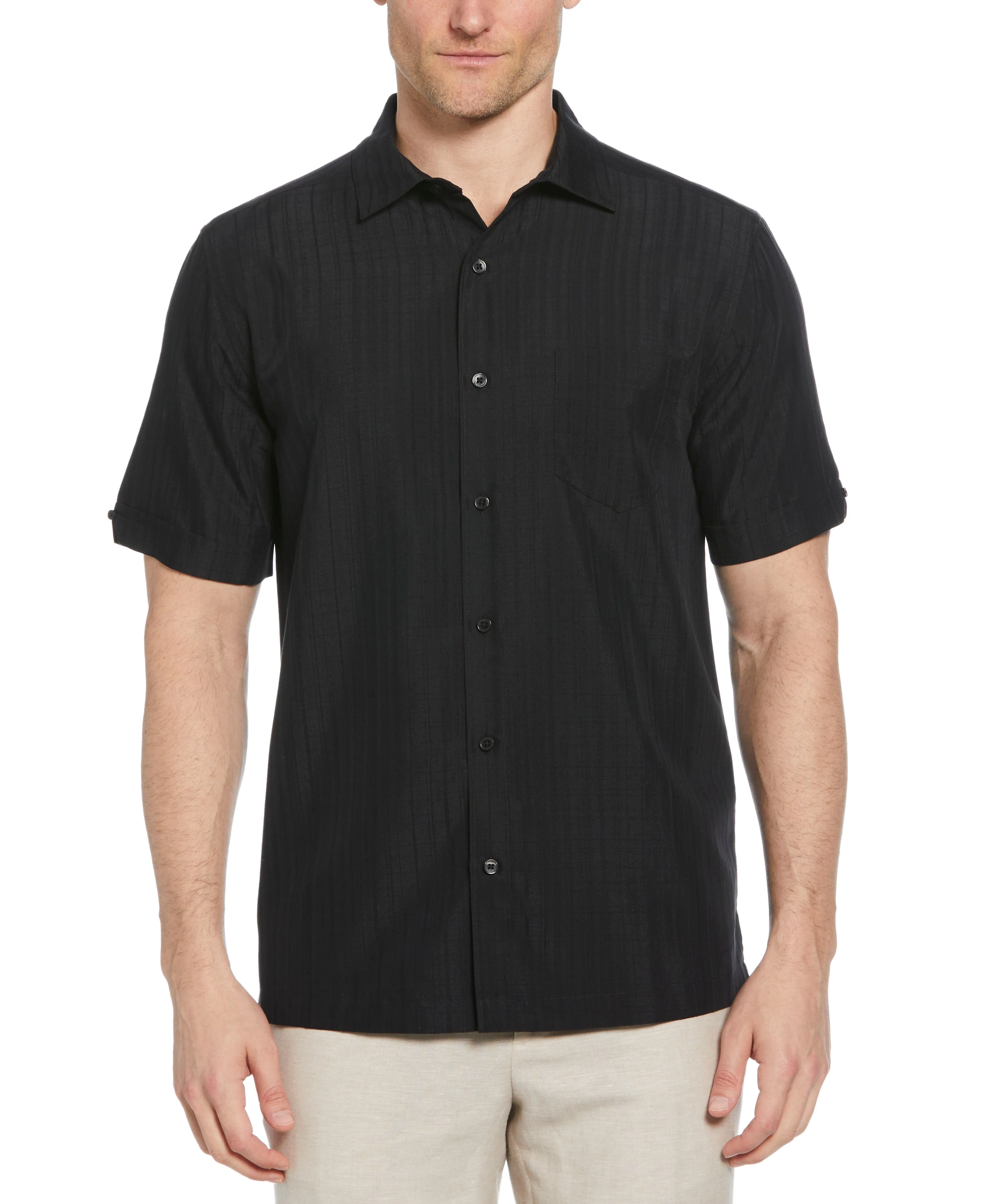 Classic Textured One Pocket Shirt sold by Cubavera