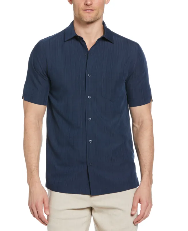 Classic Textured One Pocket Shirt sold by Cubavera
