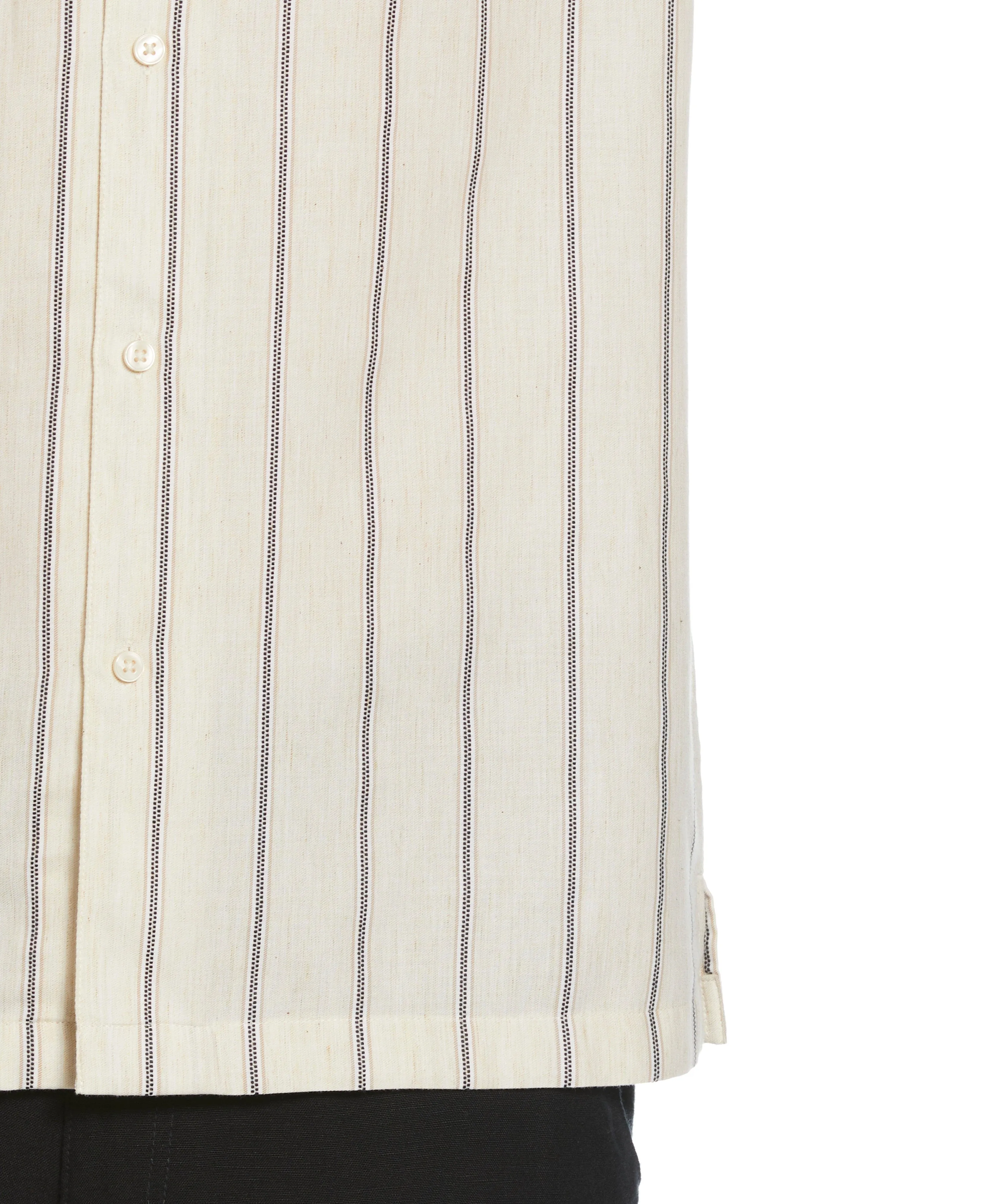 Space-Dyed Dobby Stripe Shirt sold by Cubavera product image thumbnail 4