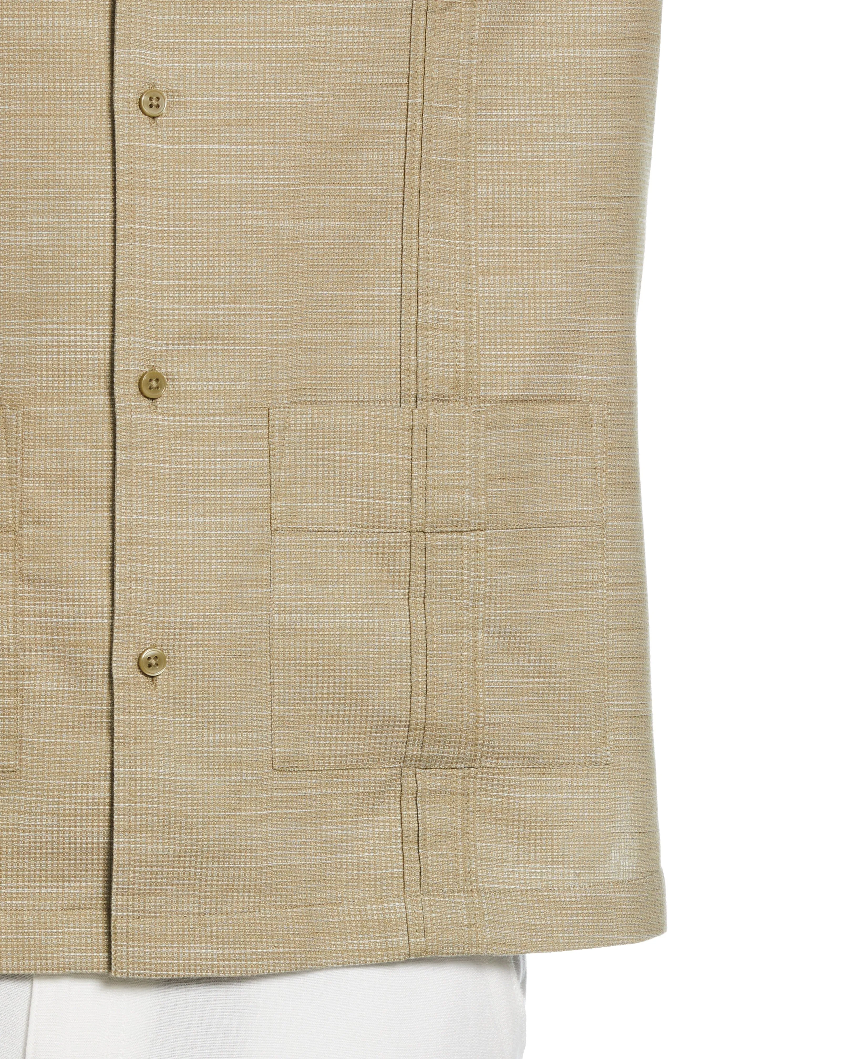 Gauze Textured Guayabera Shirt sold by Cubavera product image thumbnail 4