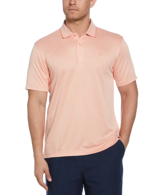 Diamond Jacquard Polo Shirt sold by Cubavera