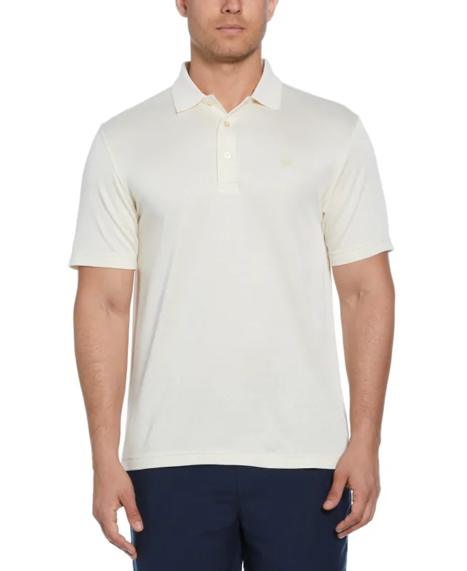 Diamond Jacquard Polo Shirt sold by Cubavera
