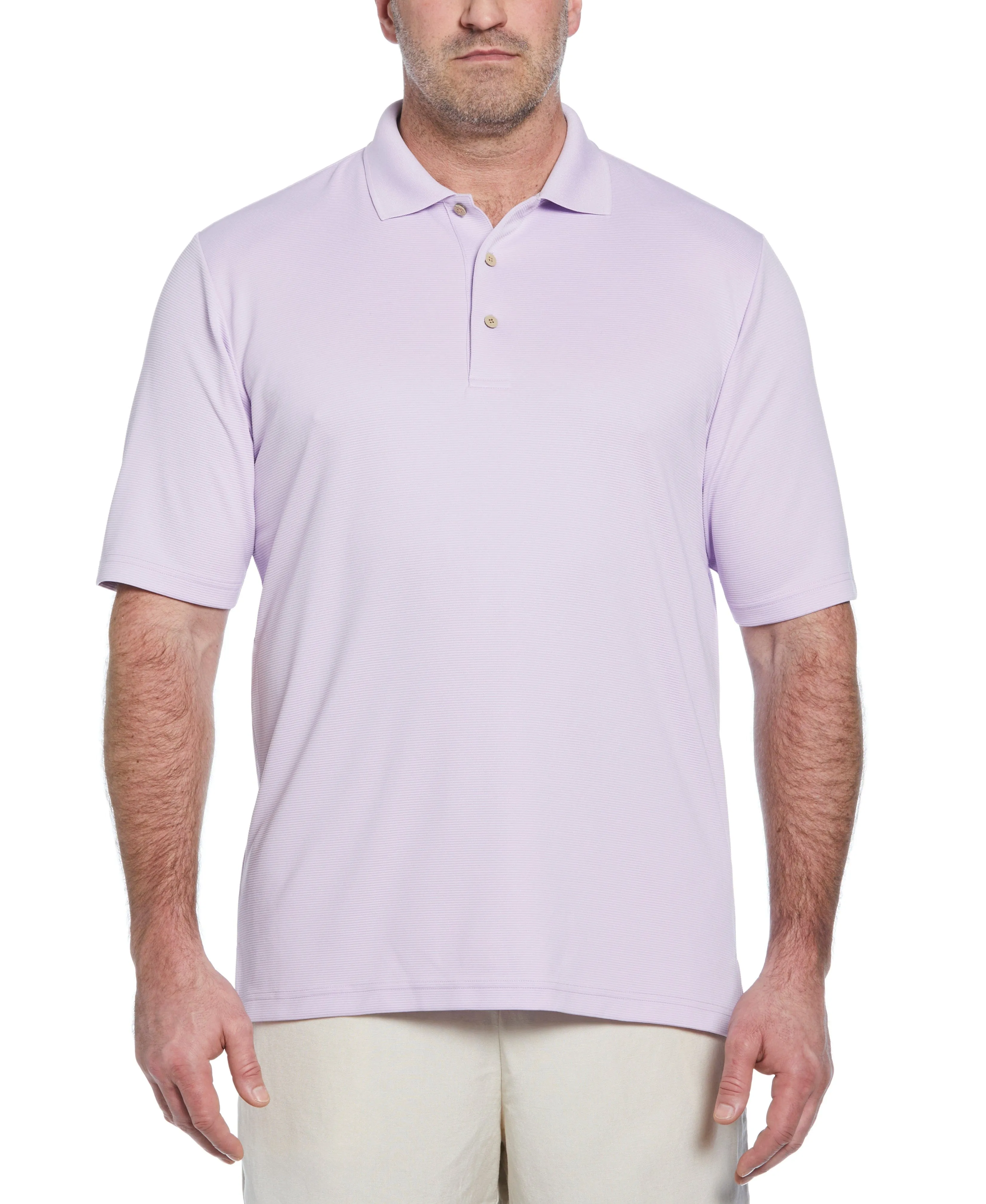 Big & Tall Solid Textured Polo sold by Cubavera