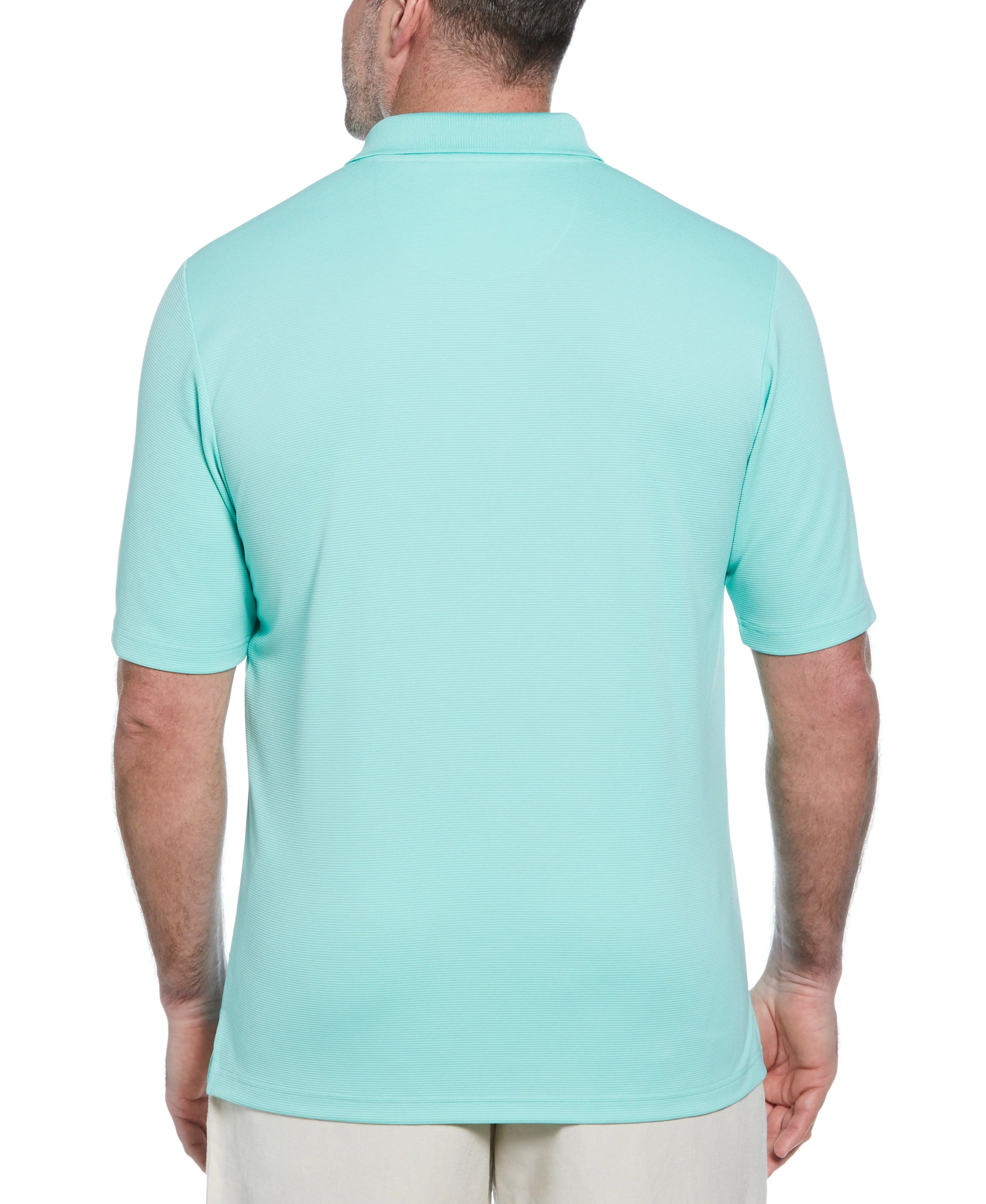 Big & Tall Solid Textured Polo sold by Cubavera product image thumbnail 2