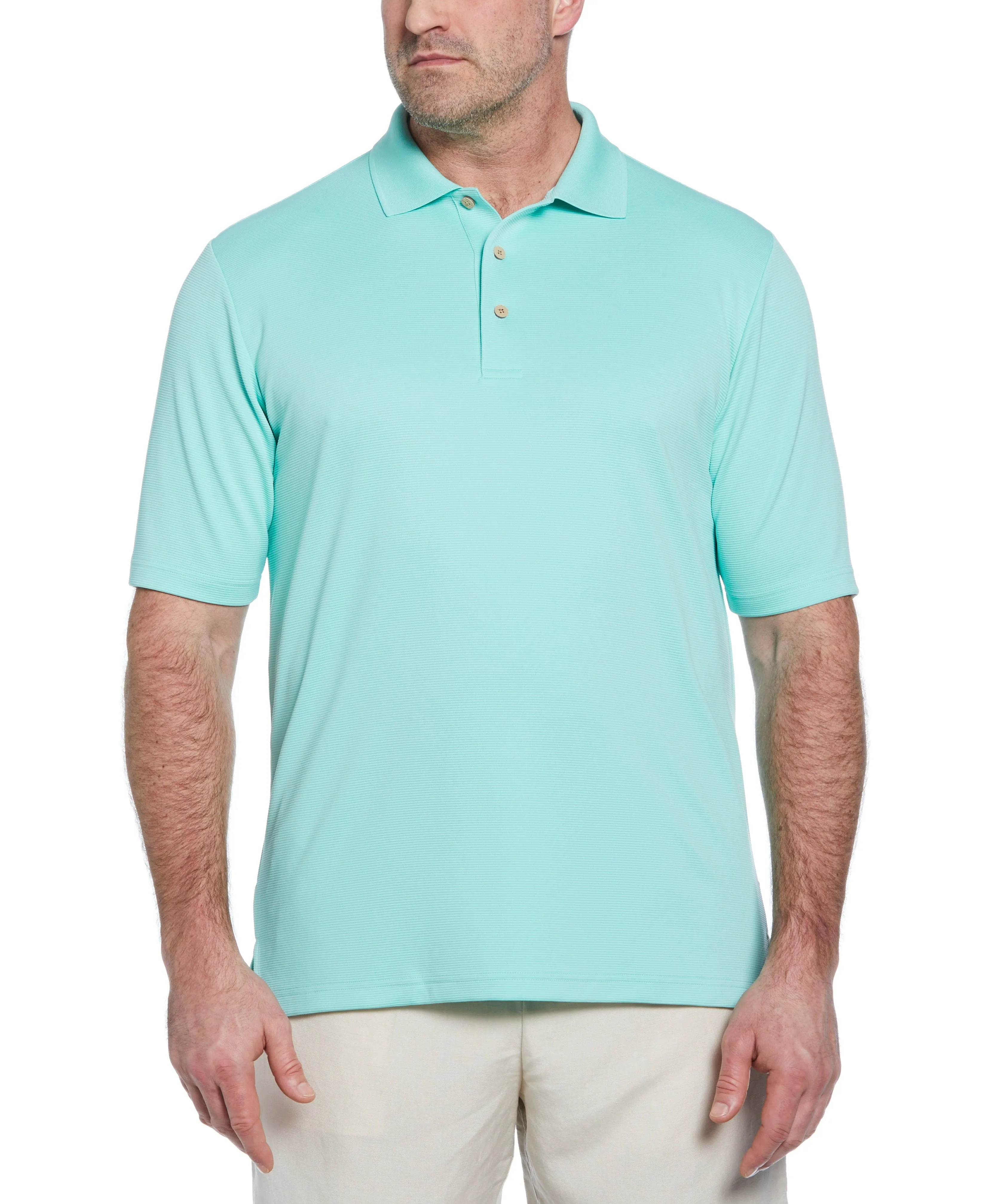 Big & Tall Solid Textured Polo sold by Cubavera