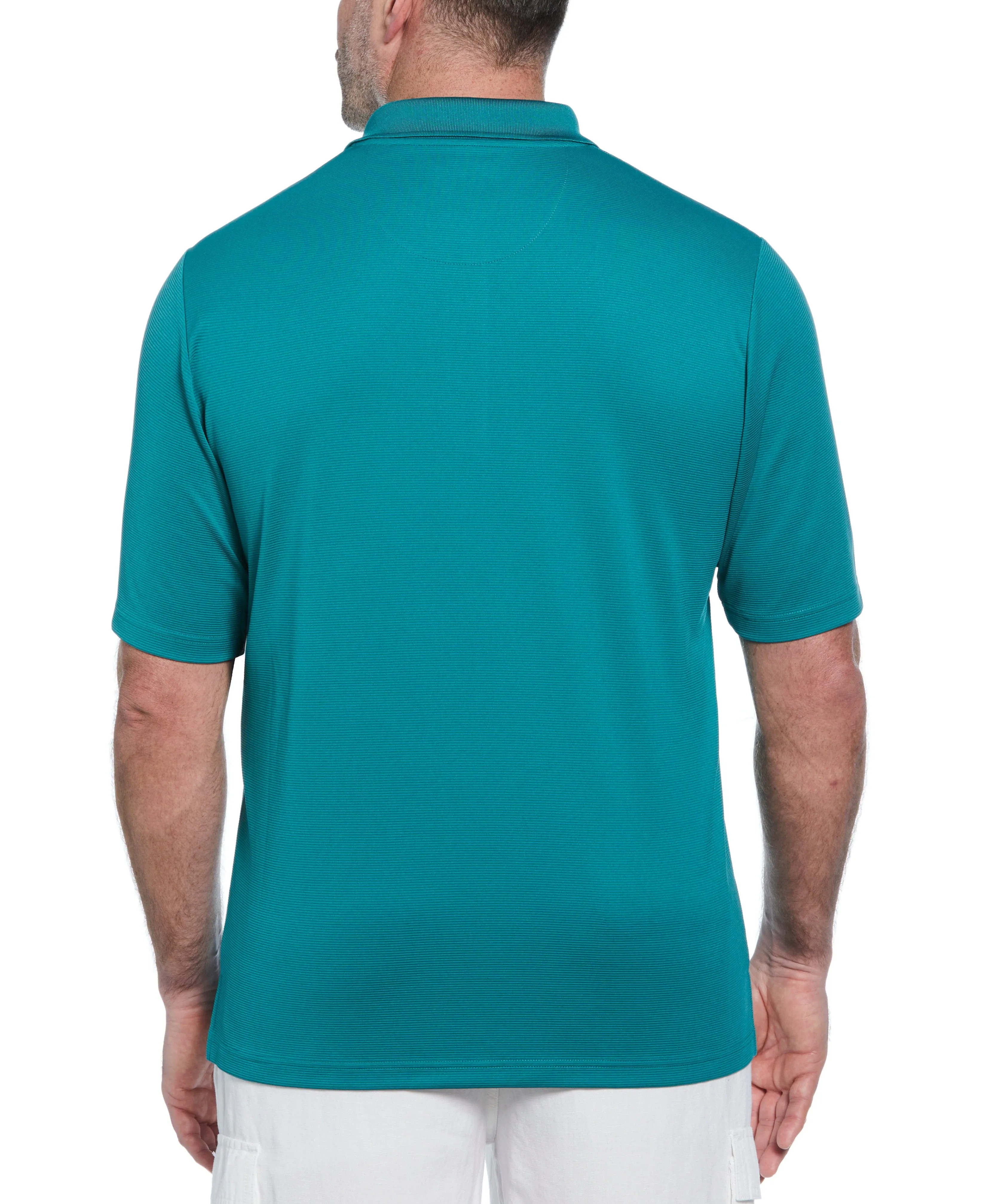 Big & Tall Solid Textured Polo sold by Cubavera product image thumbnail 2