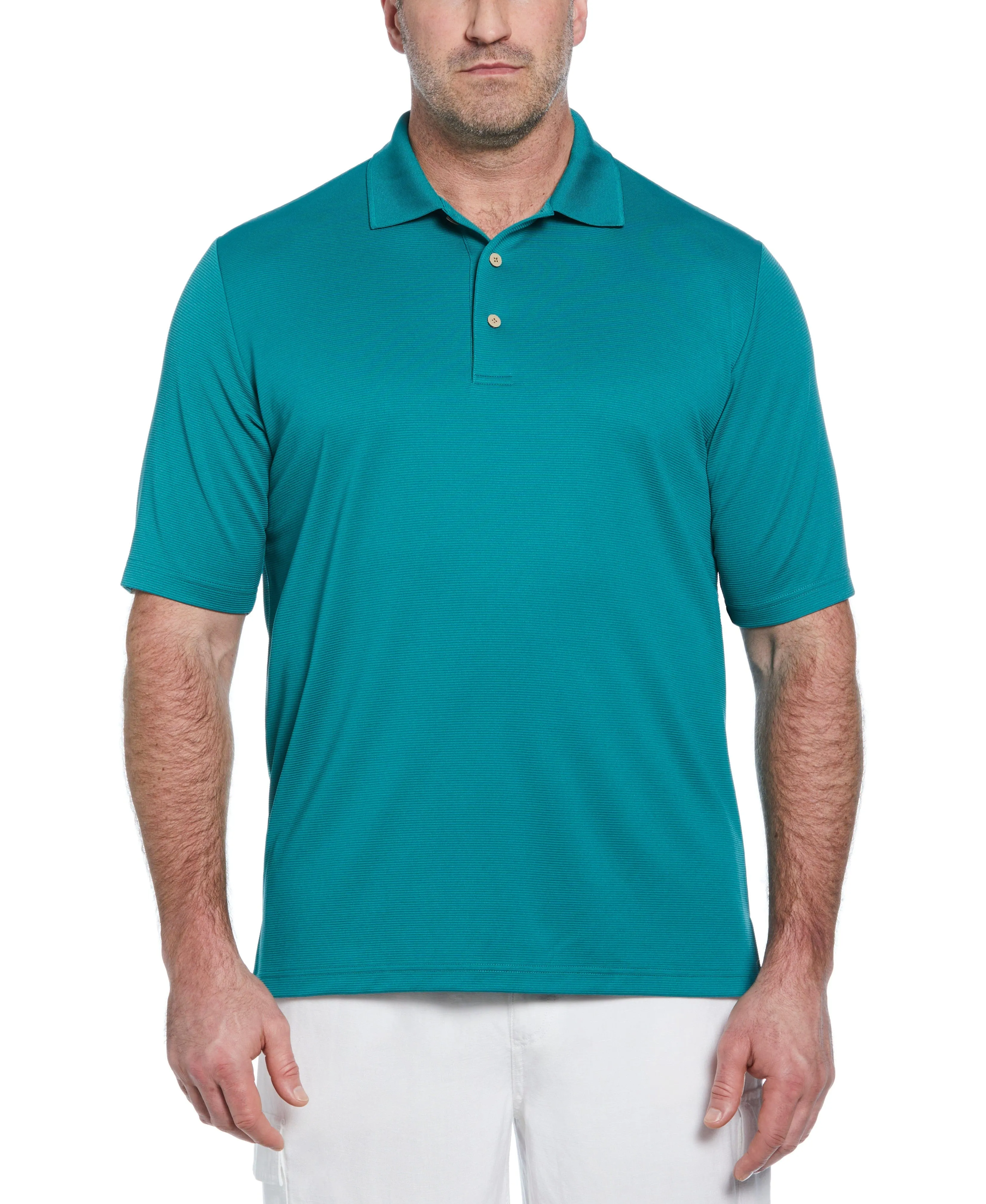 Big & Tall Solid Textured Polo sold by Cubavera