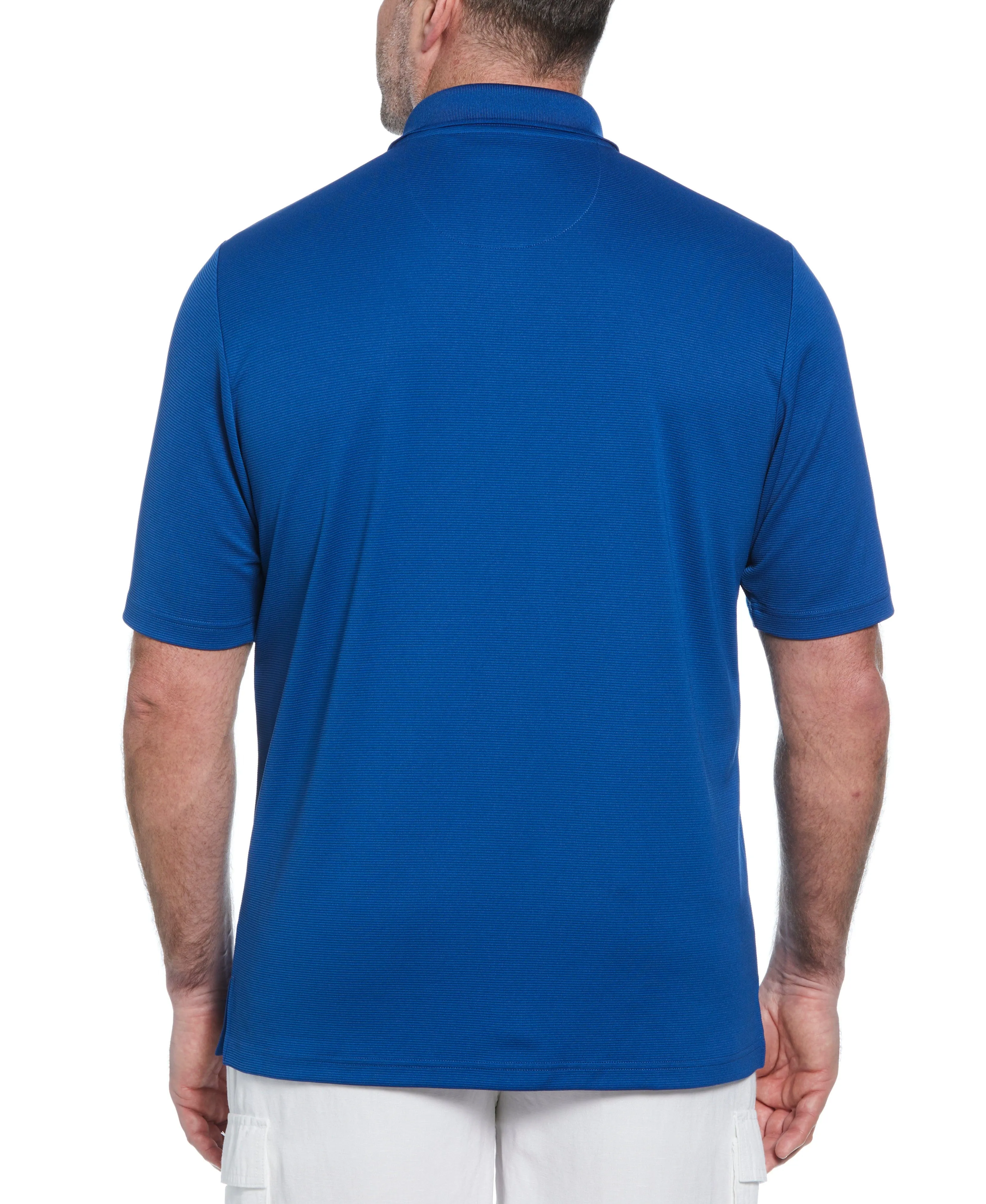 Big & Tall Solid Textured Polo sold by Cubavera product image thumbnail 2