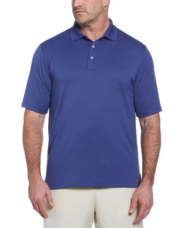 Big & Tall Solid Textured Polo sold by Cubavera