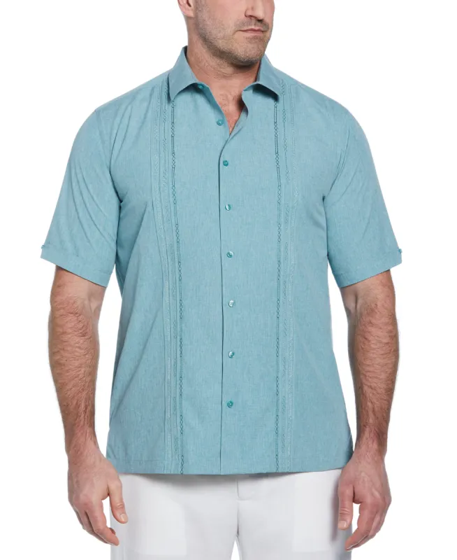 Big & Tall Geo Embroidered Panel Shirt sold by Cubavera