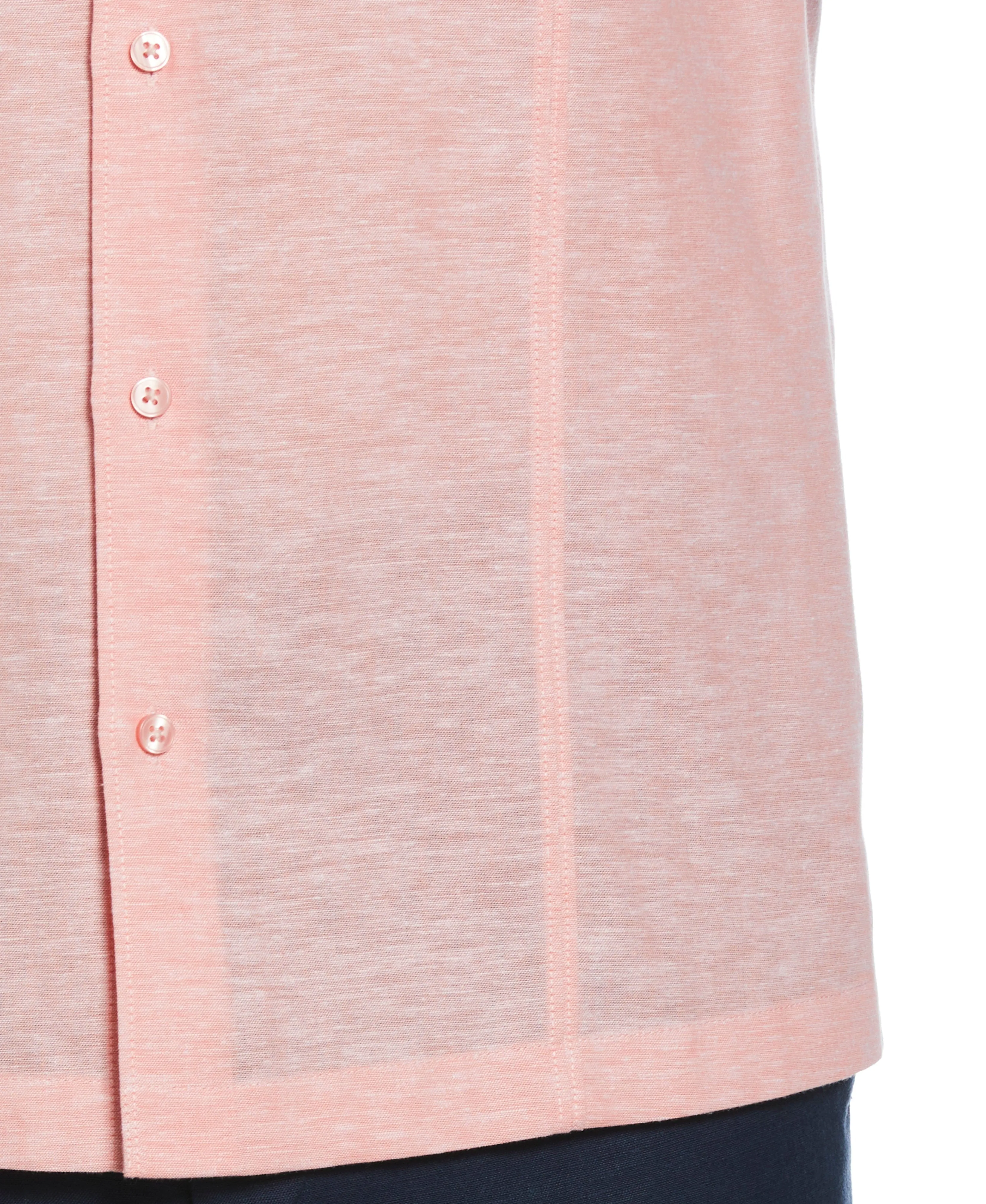 Linen Blend Panel Shirt sold by Cubavera product image thumbnail 4