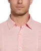 Linen Blend Panel Shirt sold by Cubavera