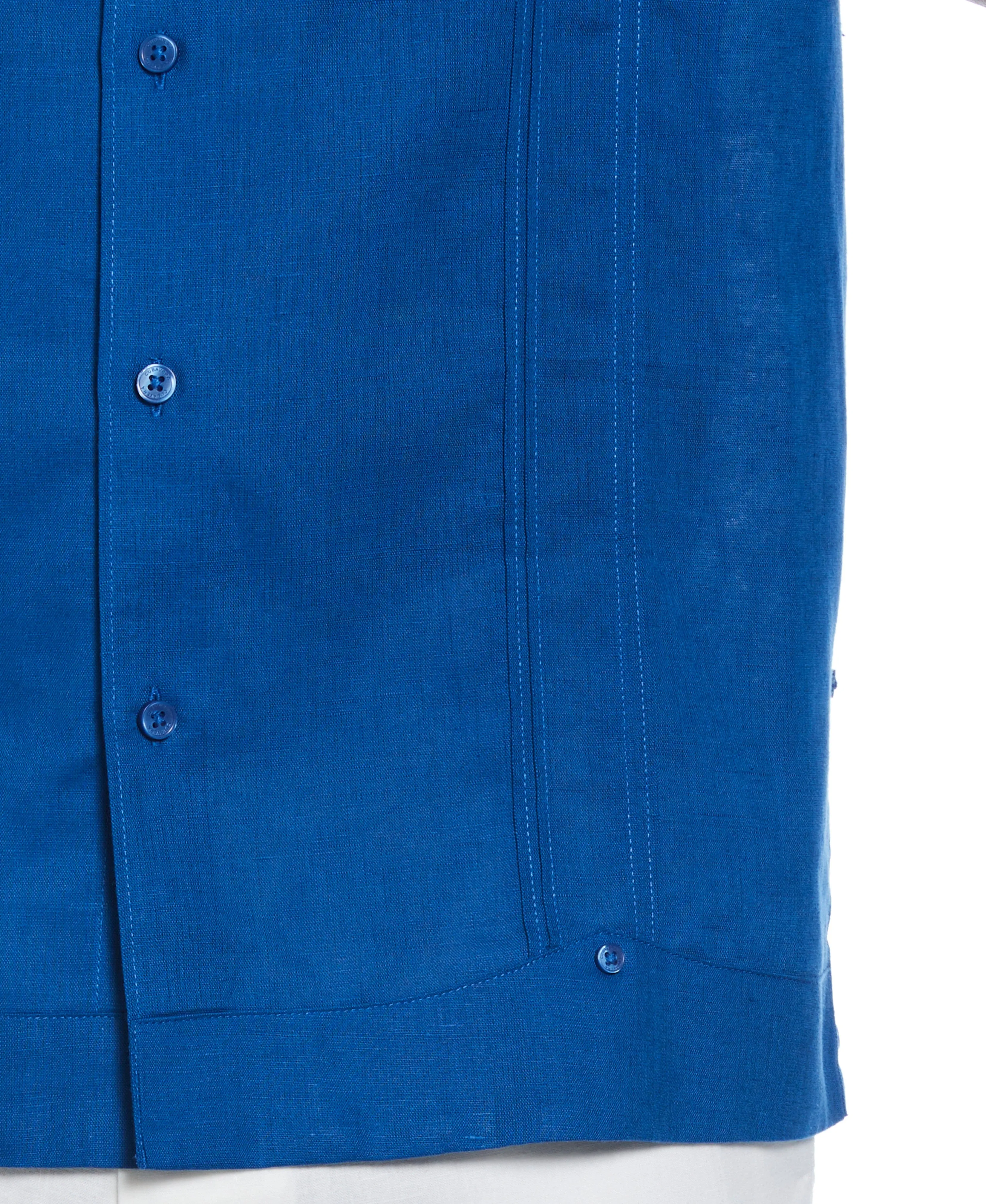 Linen Blend No-Pocket Guayabera Shirt sold by Cubavera product image thumbnail 4