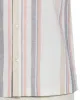 Linen Blend Striped Panel Shirt sold by Cubavera