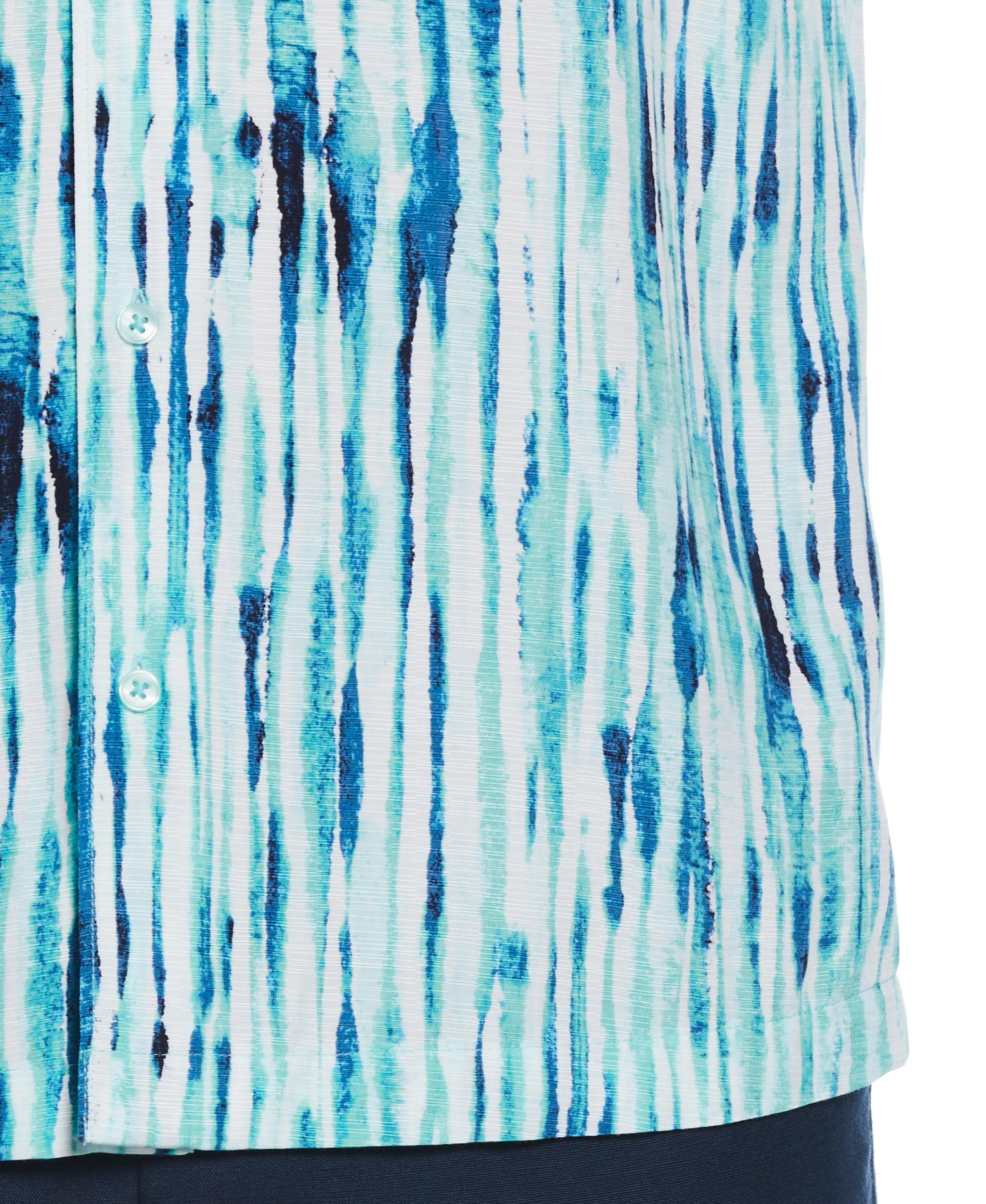 Watercolor Stripe Print Shirt sold by Cubavera product image thumbnail 4