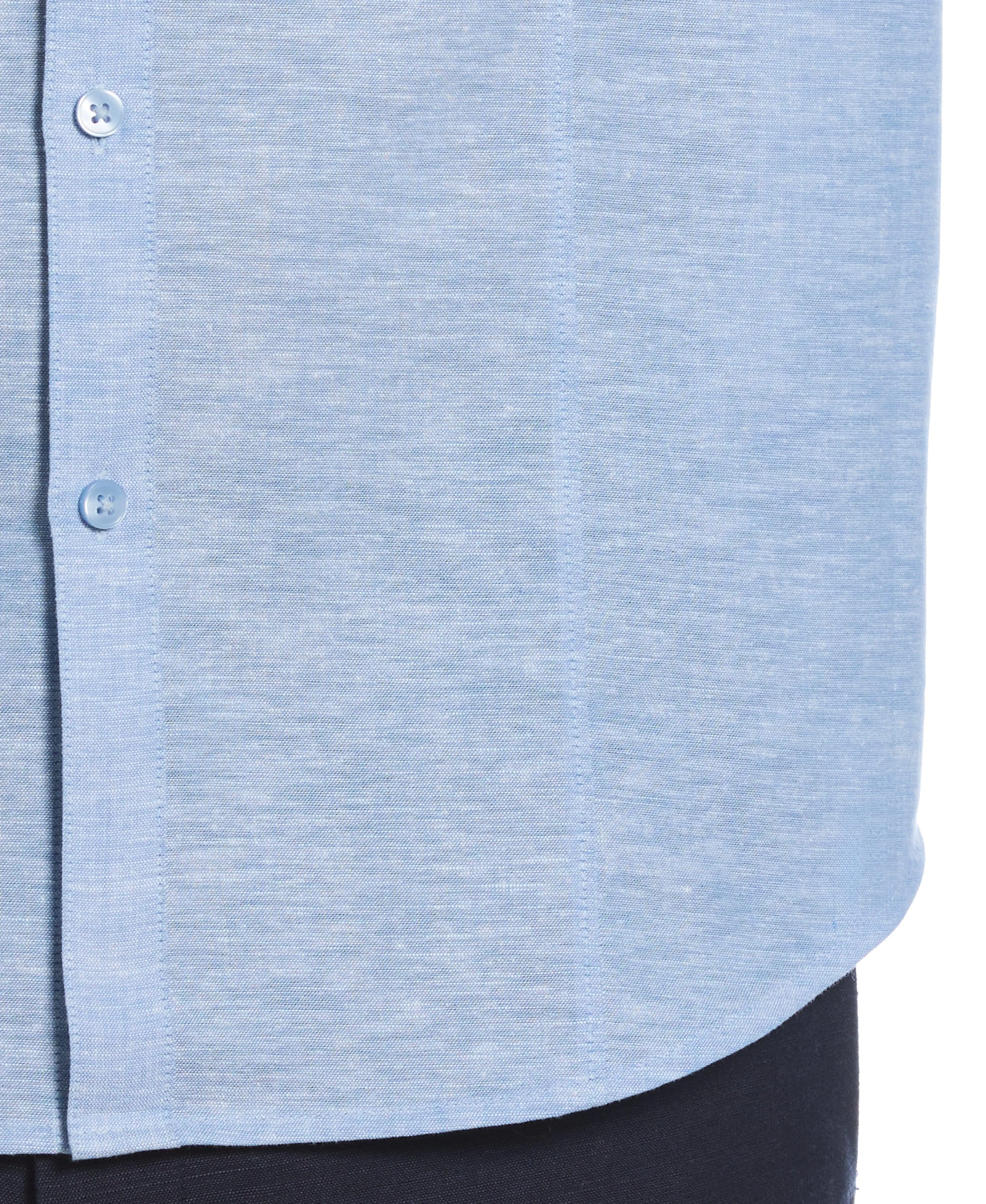 Linen Blend Tuck Panel Shirt sold by Cubavera product image thumbnail 4