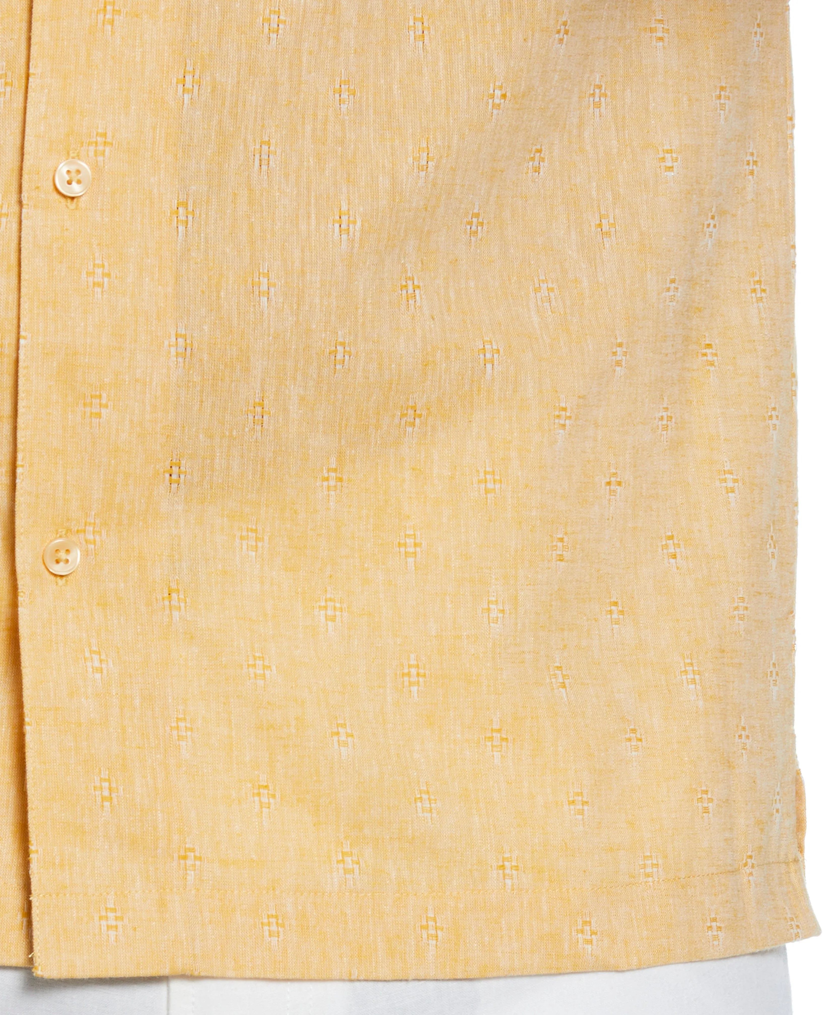 Linen Blend Diamond Dobby Print Shirt sold by Cubavera product image thumbnail 4