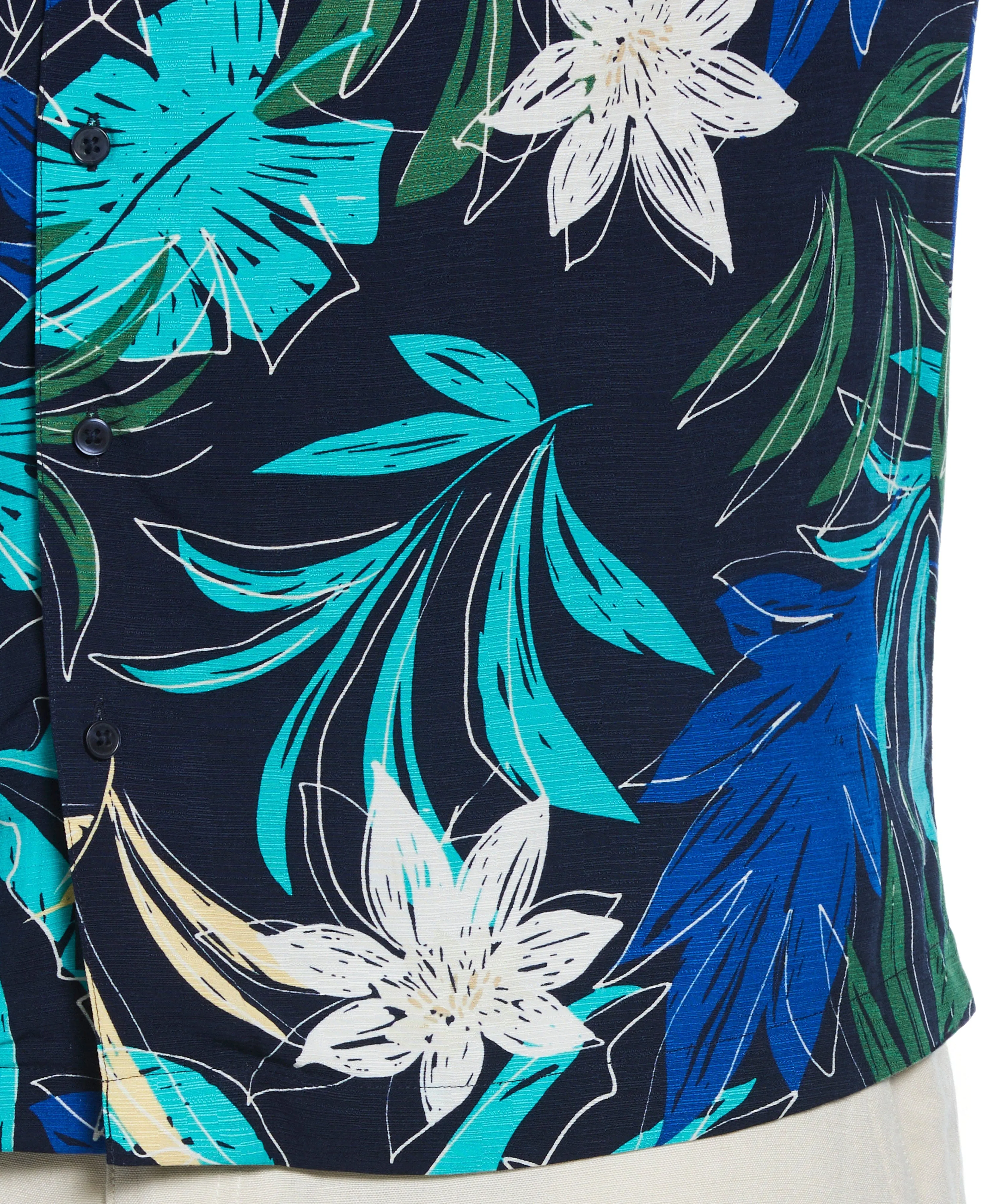 Big & Tall All-Over Tropical Print Shirt sold by Cubavera product image thumbnail 4