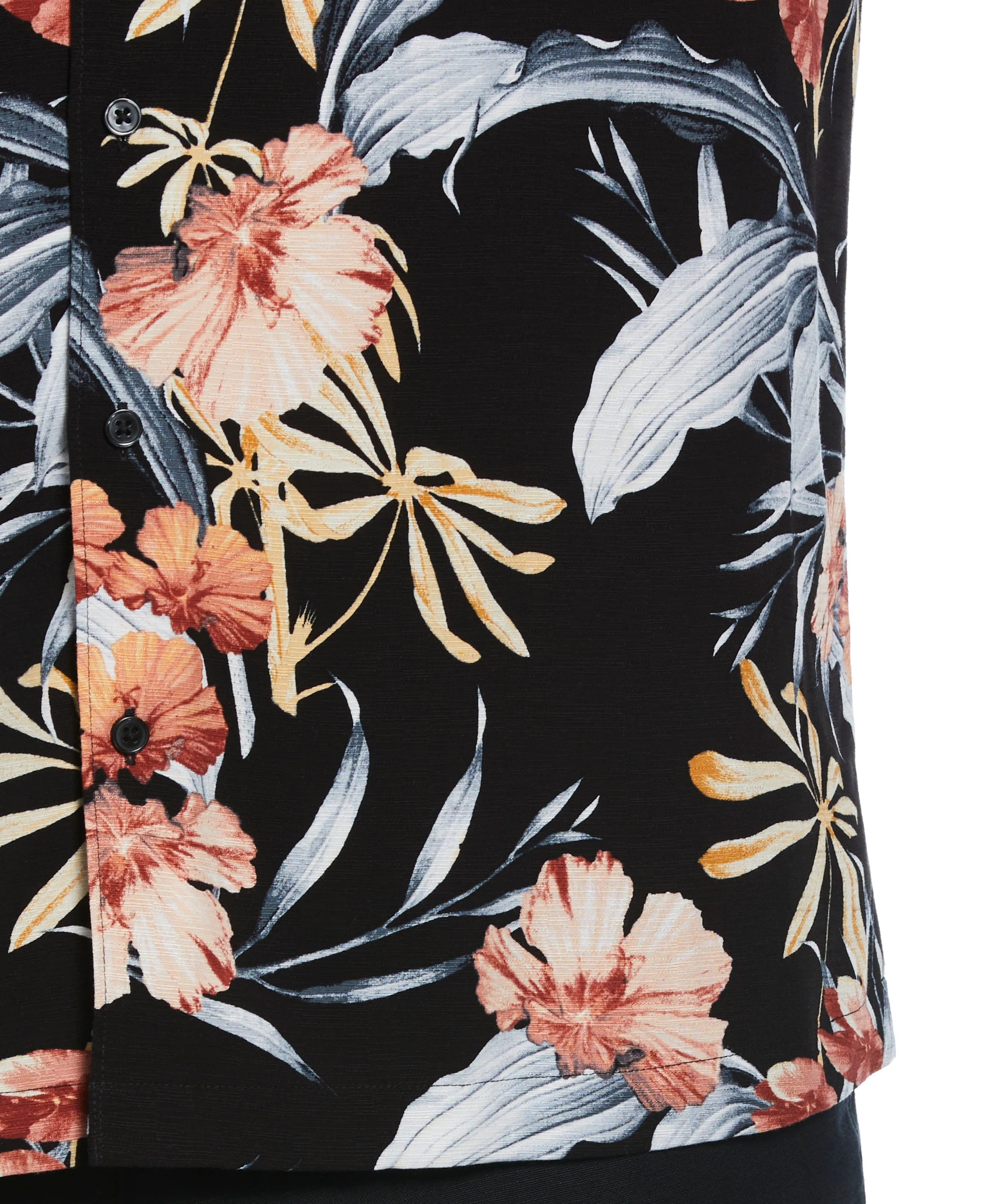 Big & Tall Tropical Floral Print Shirt sold by Cubavera product image thumbnail 4