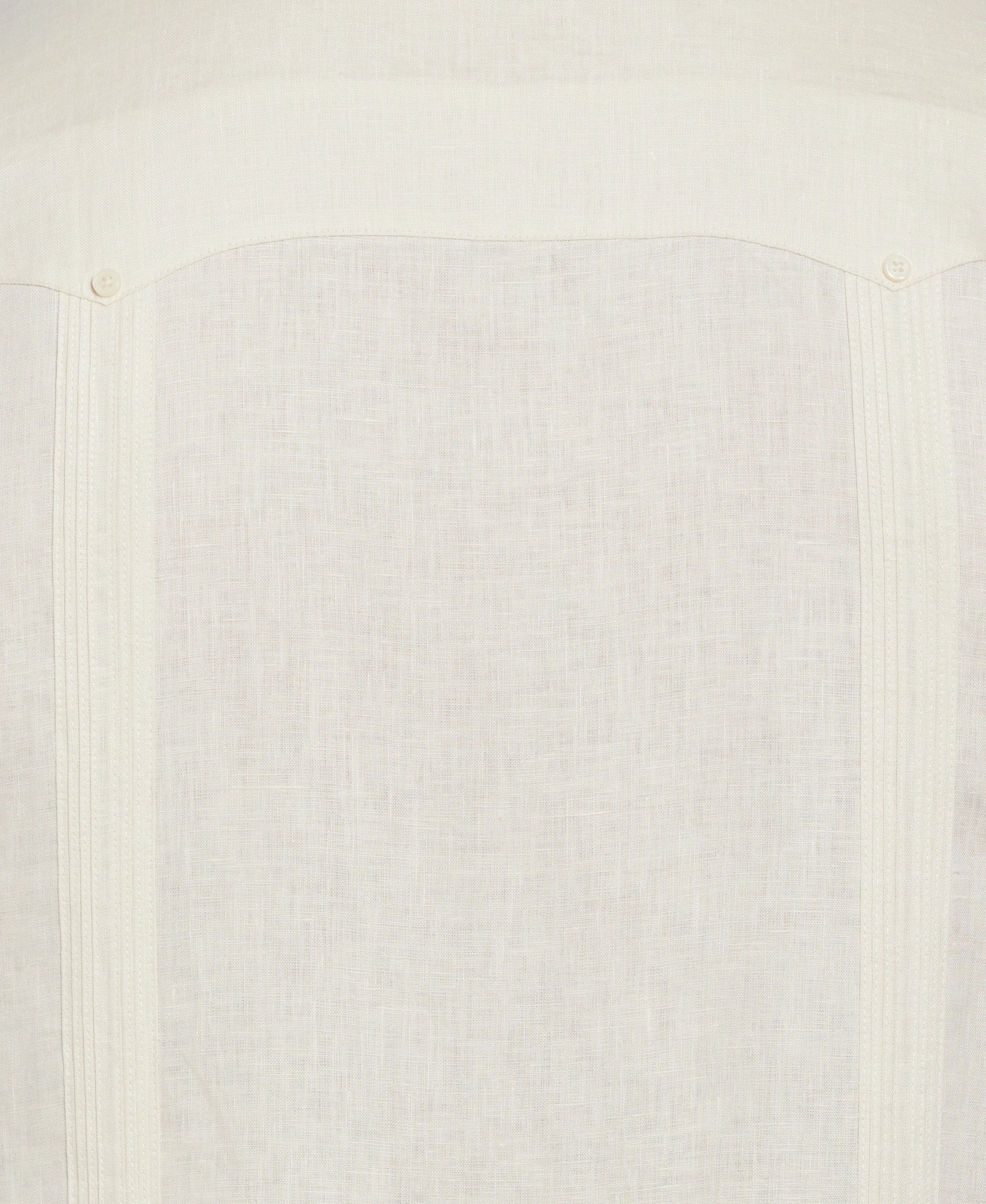 Big & Tall 100% Linen Classic Guayabera Shirt - Short Sleeve sold by Cubavera product image thumbnail 5