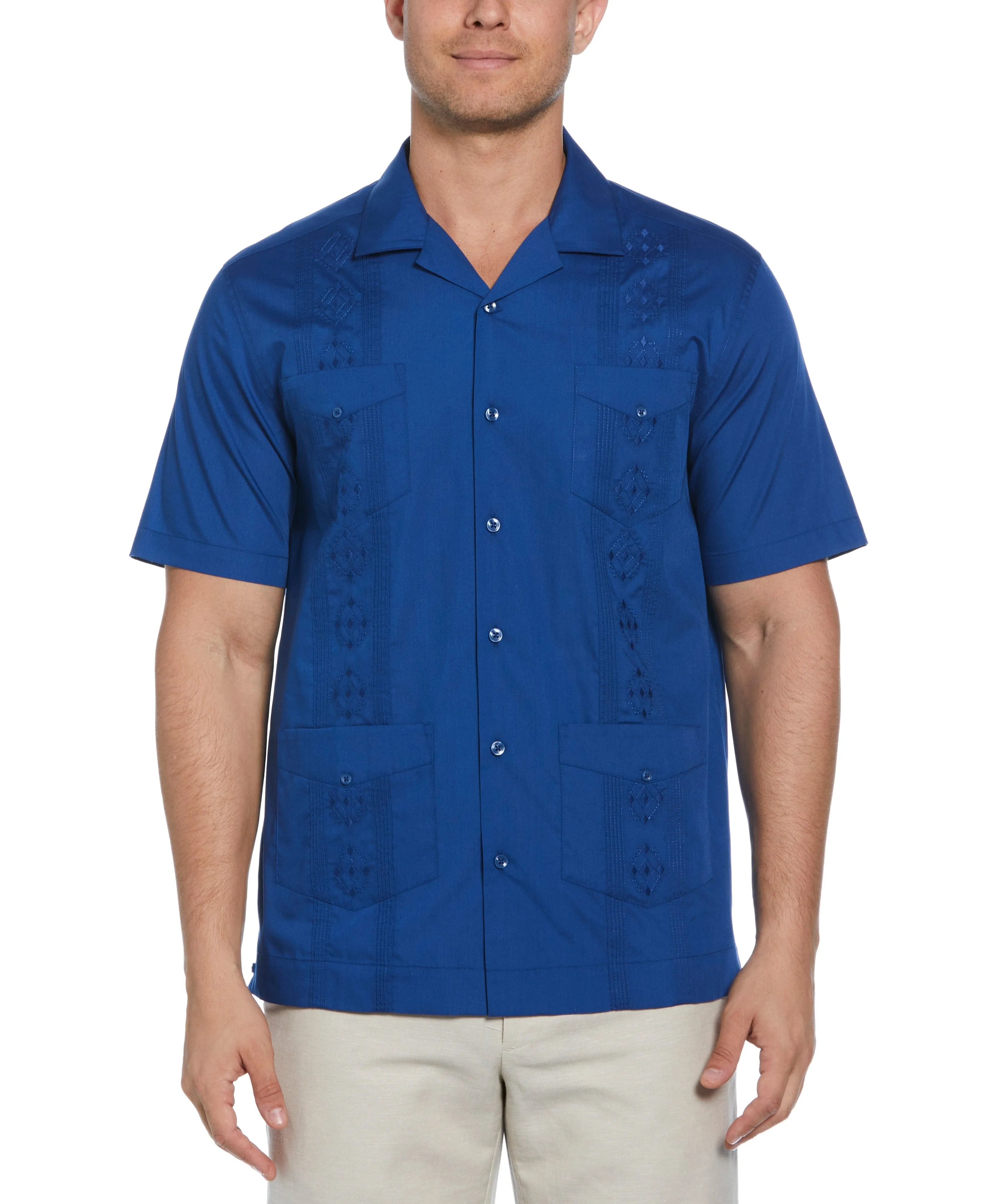 Authentic Embroidered Guayabera Shirt sold by Cubavera