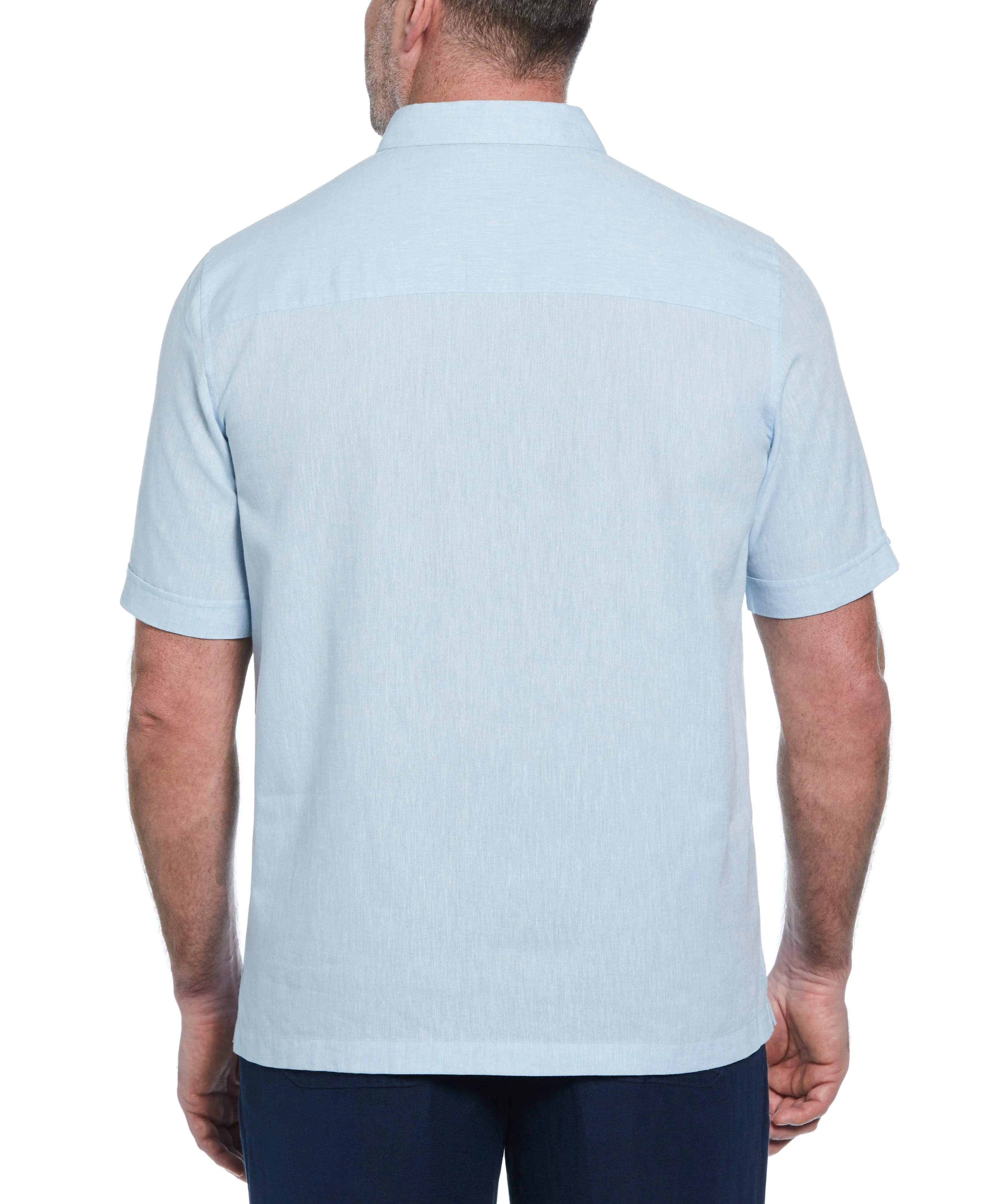 Big & Tall Engineered Dobby Panels Shirt sold by Cubavera product image thumbnail 2