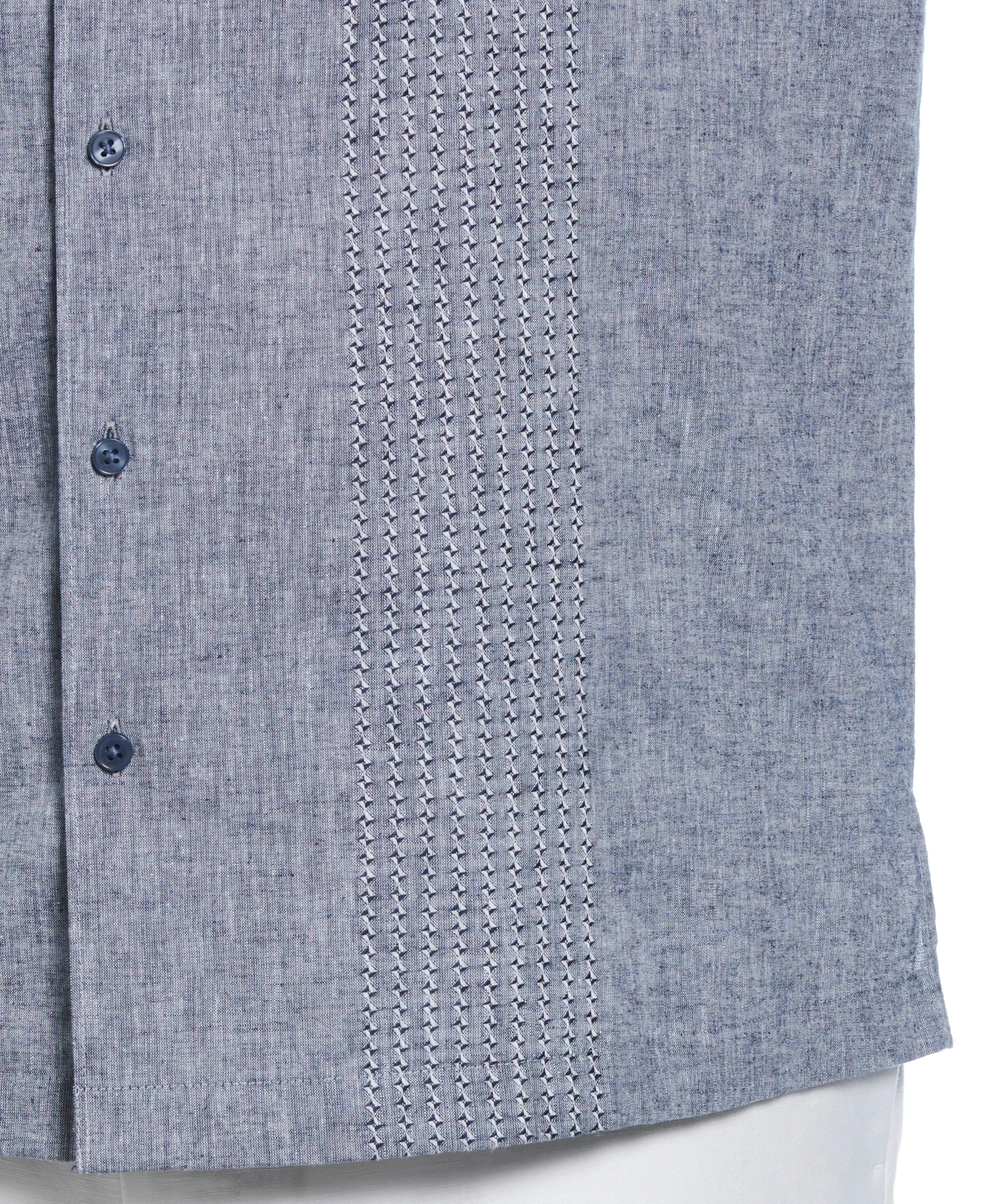 Big & Tall Engineered Dobby Panels Shirt sold by Cubavera product image thumbnail 4