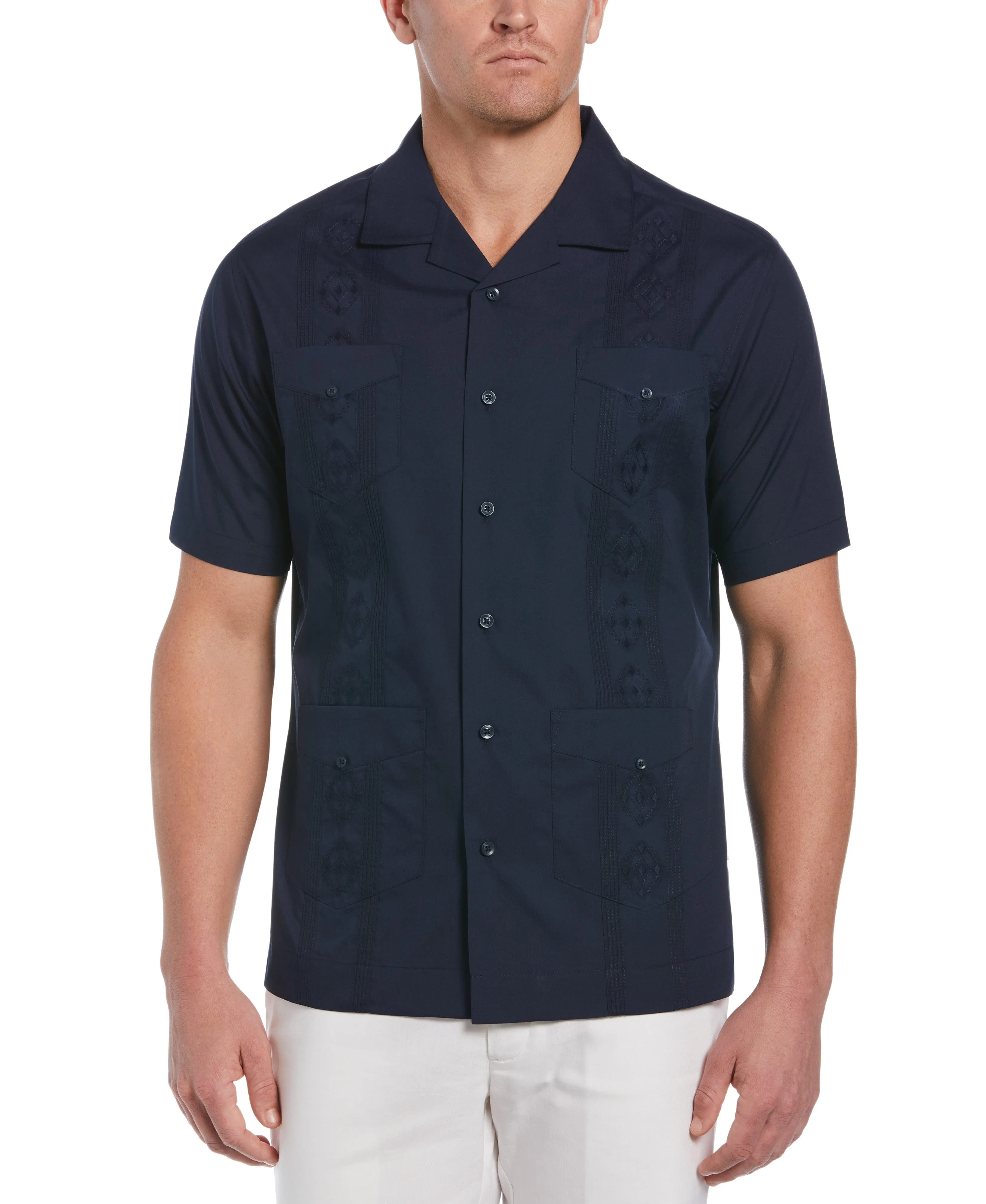 Authentic Embroidered Guayabera Shirt sold by Cubavera