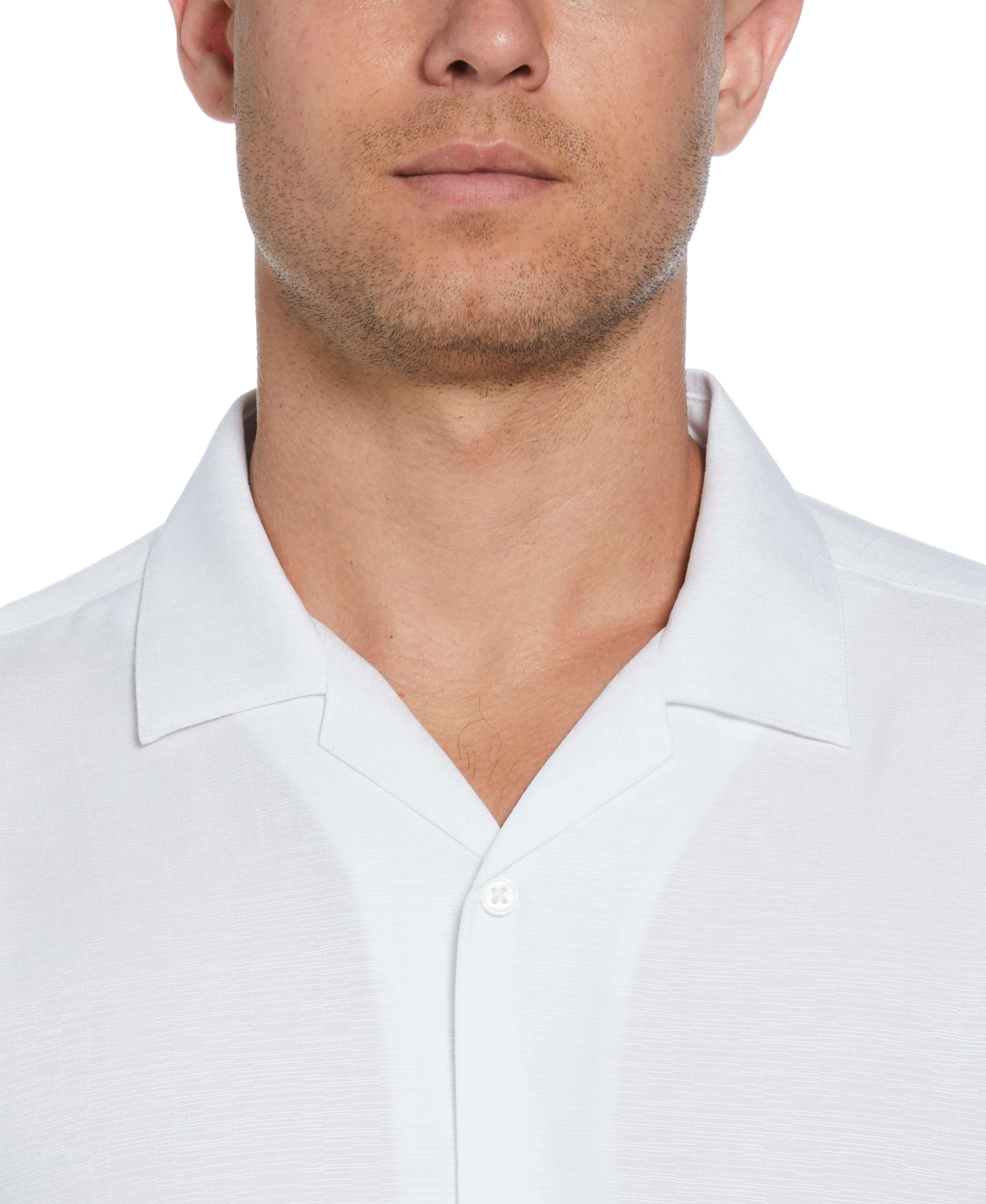 Solid Textured Cuban Collar Shirt sold by Cubavera product image thumbnail 3