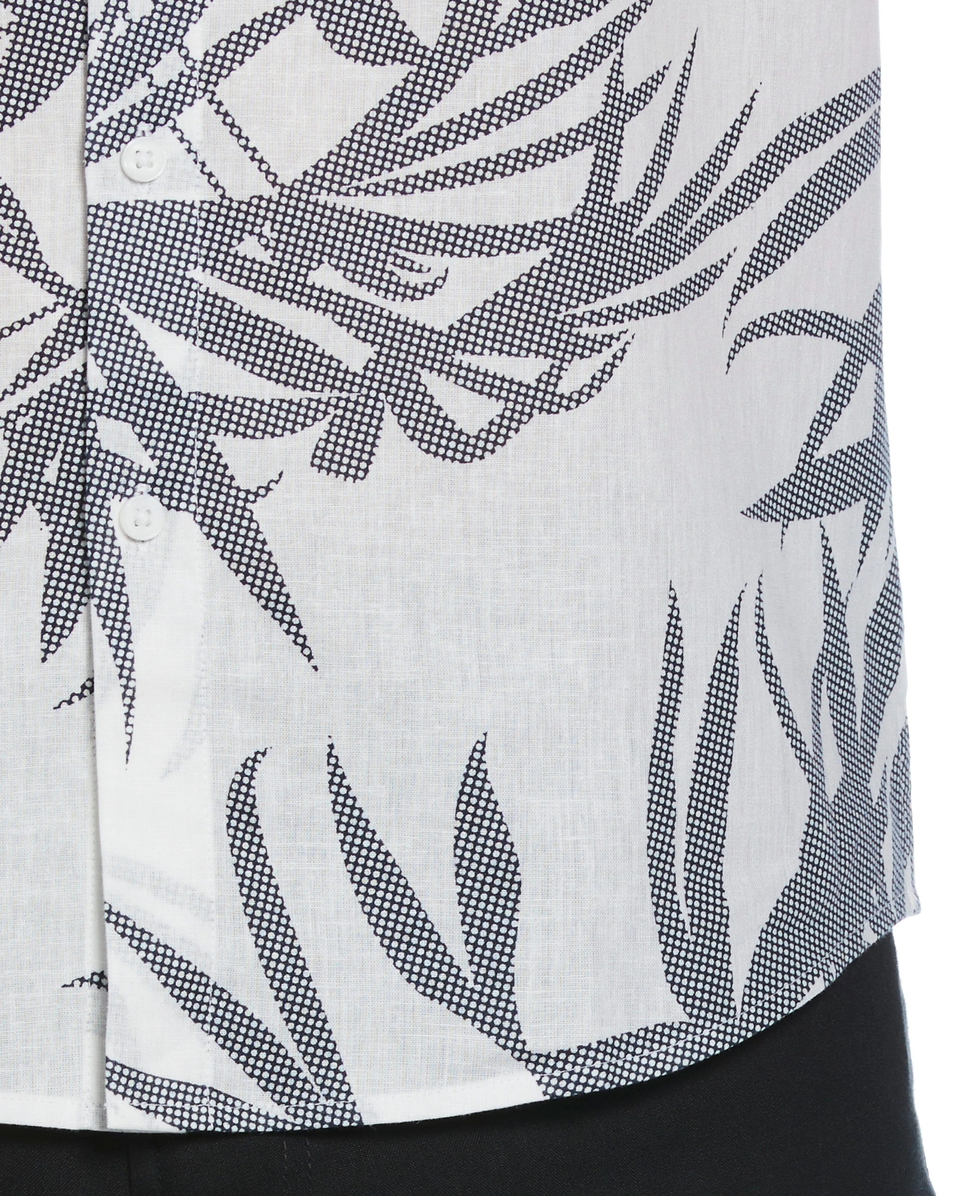 Textured Fern Print Shirt sold by Cubavera product image thumbnail 4