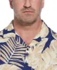 Big & Tall Textured Large Scale Palm Print Shirt sold by Cubavera
