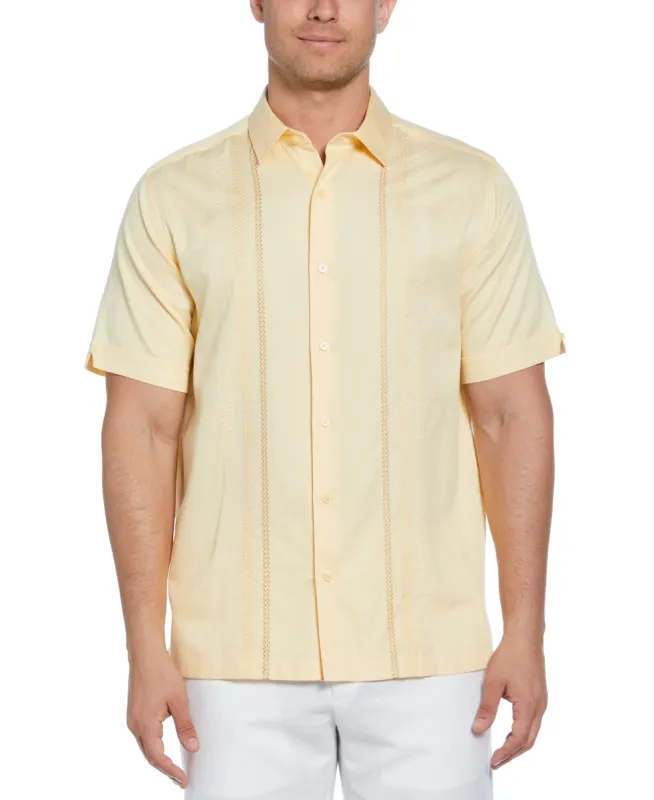 Ombre Embroidery Panel Shirt sold by Cubavera