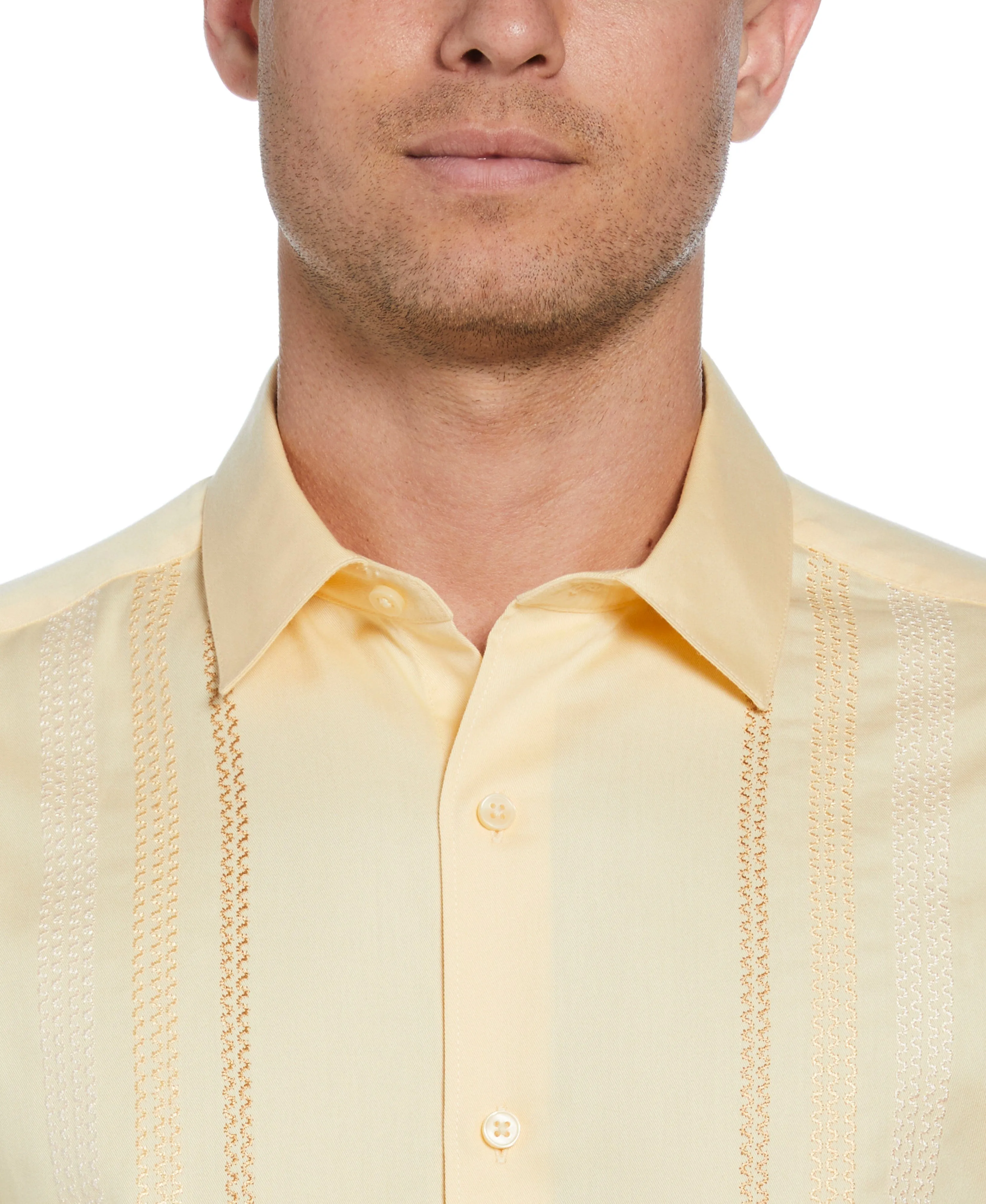 Ombre Embroidery Panel Shirt sold by Cubavera product image thumbnail 3