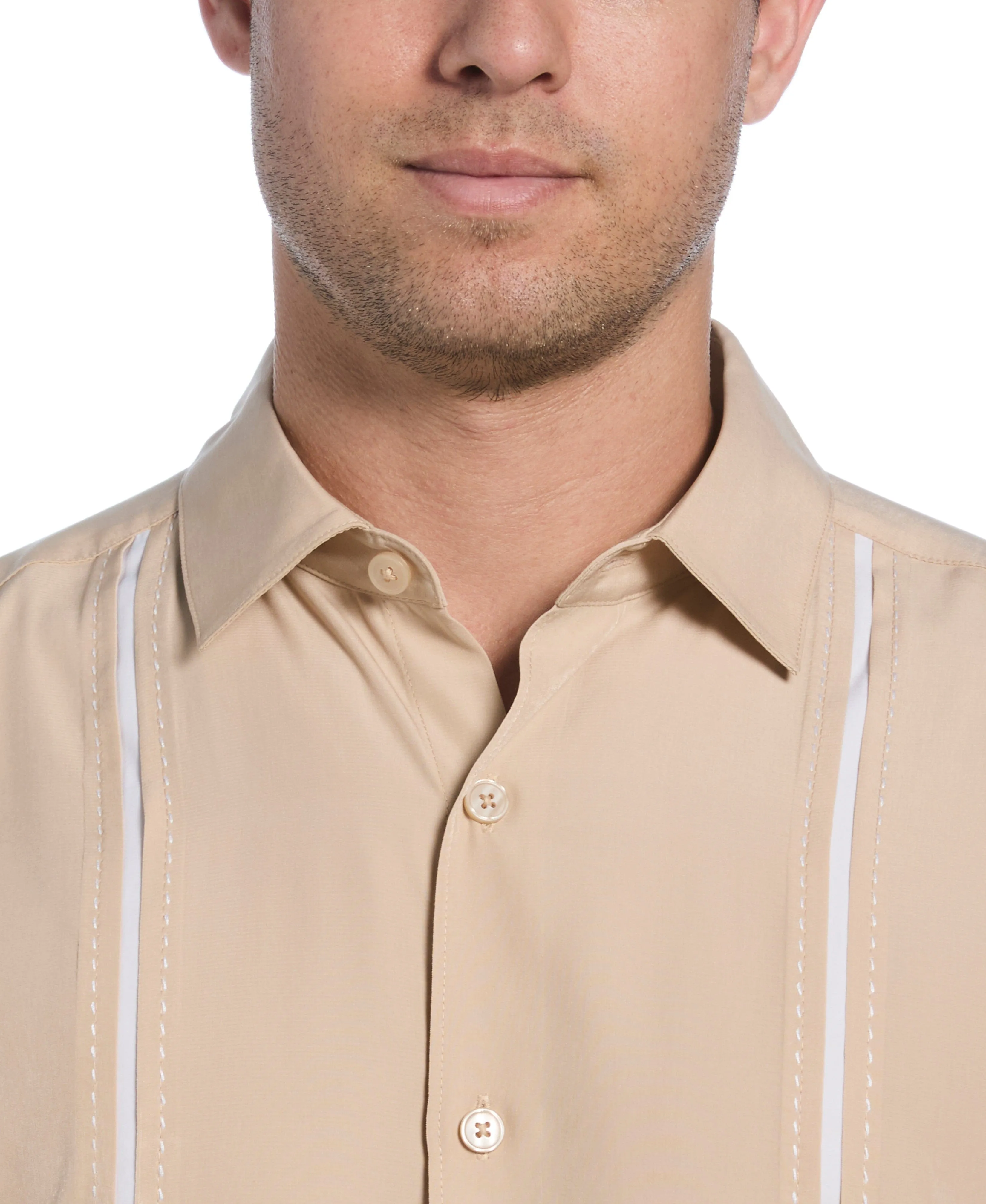 Panel Shirt - Contrast Stitching sold by Cubavera product image thumbnail 3