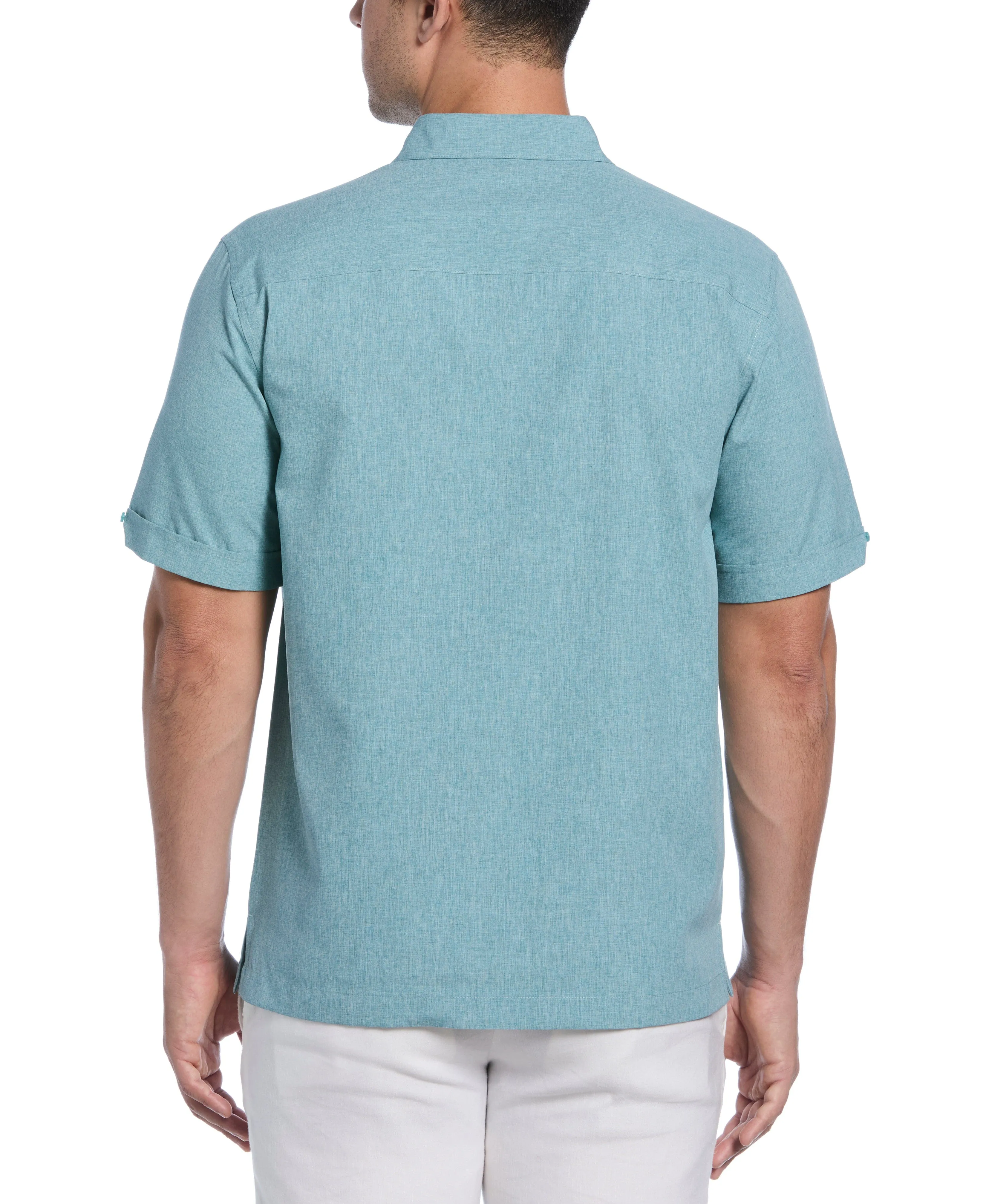 Geo Embroidered Panel Shirt sold by Cubavera product image thumbnail 2