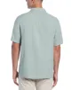 Solid Textured Cuban Collar Shirt sold by Cubavera