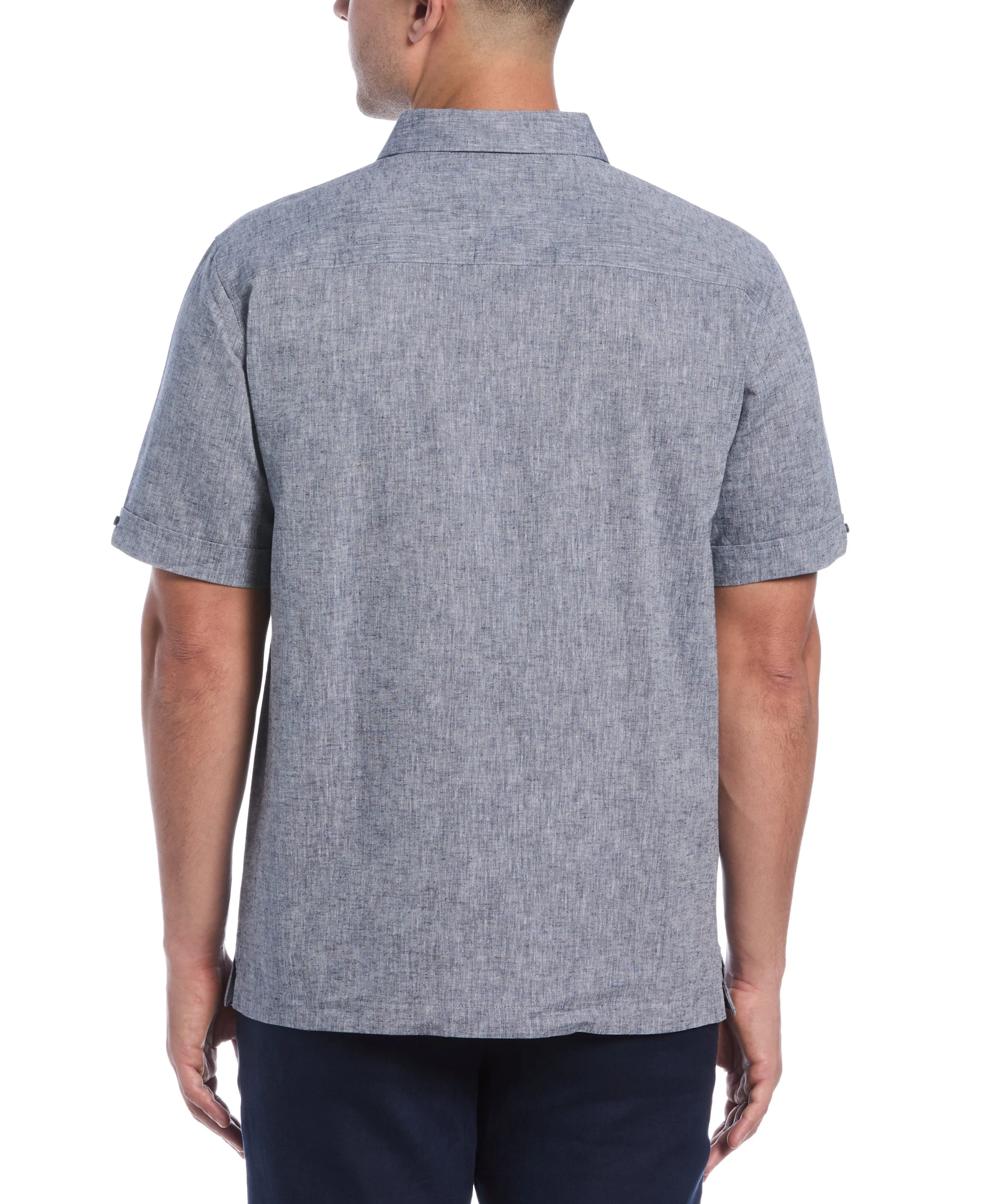 Engineered Dobby Panels Shirt sold by Cubavera product image thumbnail 2