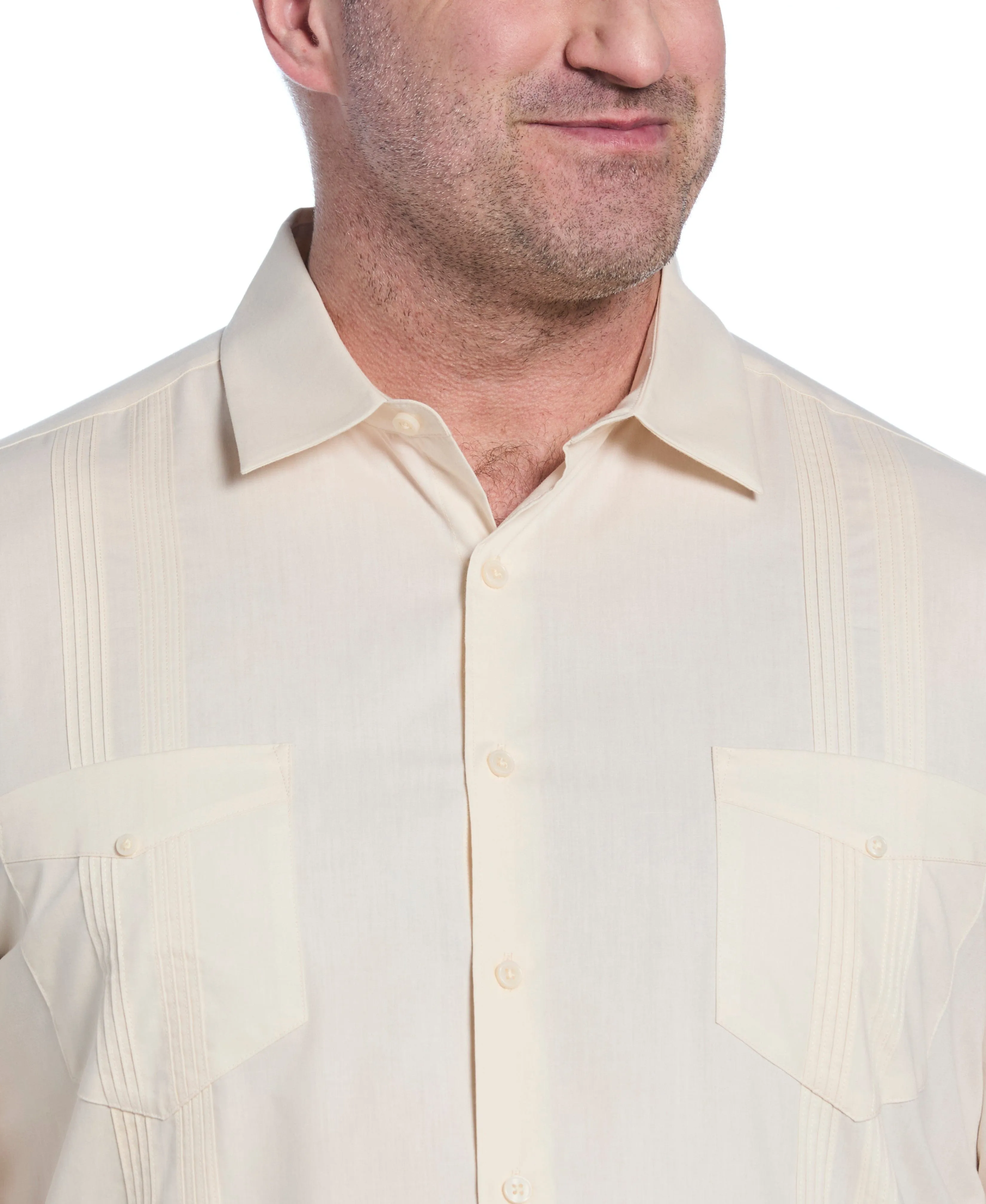 Big & Tall Four Pocket Guayabera Shirt sold by Cubavera product image thumbnail 3
