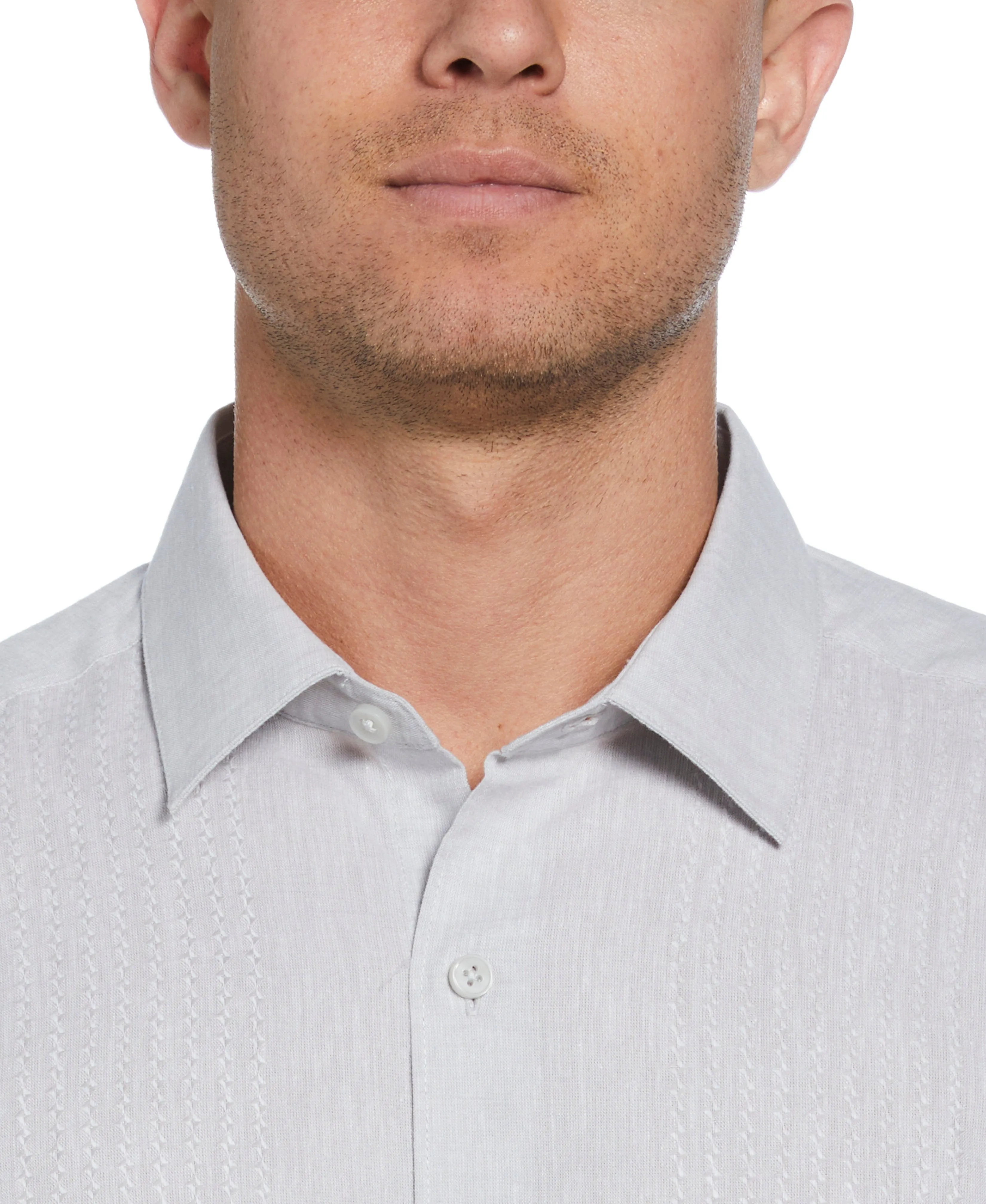 Engineered Dobby Panels Shirt sold by Cubavera product image thumbnail 3