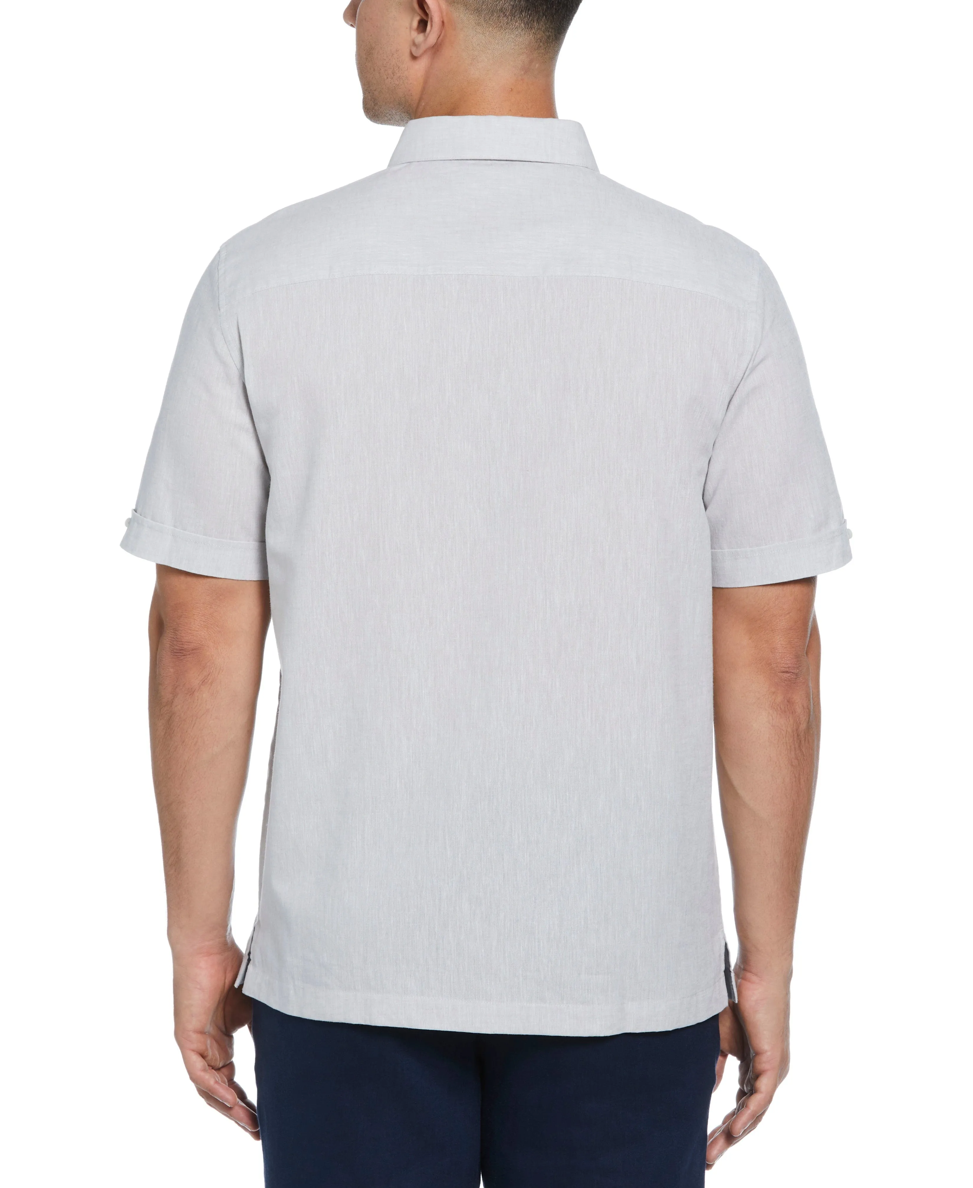 Engineered Dobby Panels Shirt sold by Cubavera product image thumbnail 2