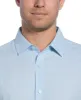 Engineered Dobby Panels Shirt sold by Cubavera