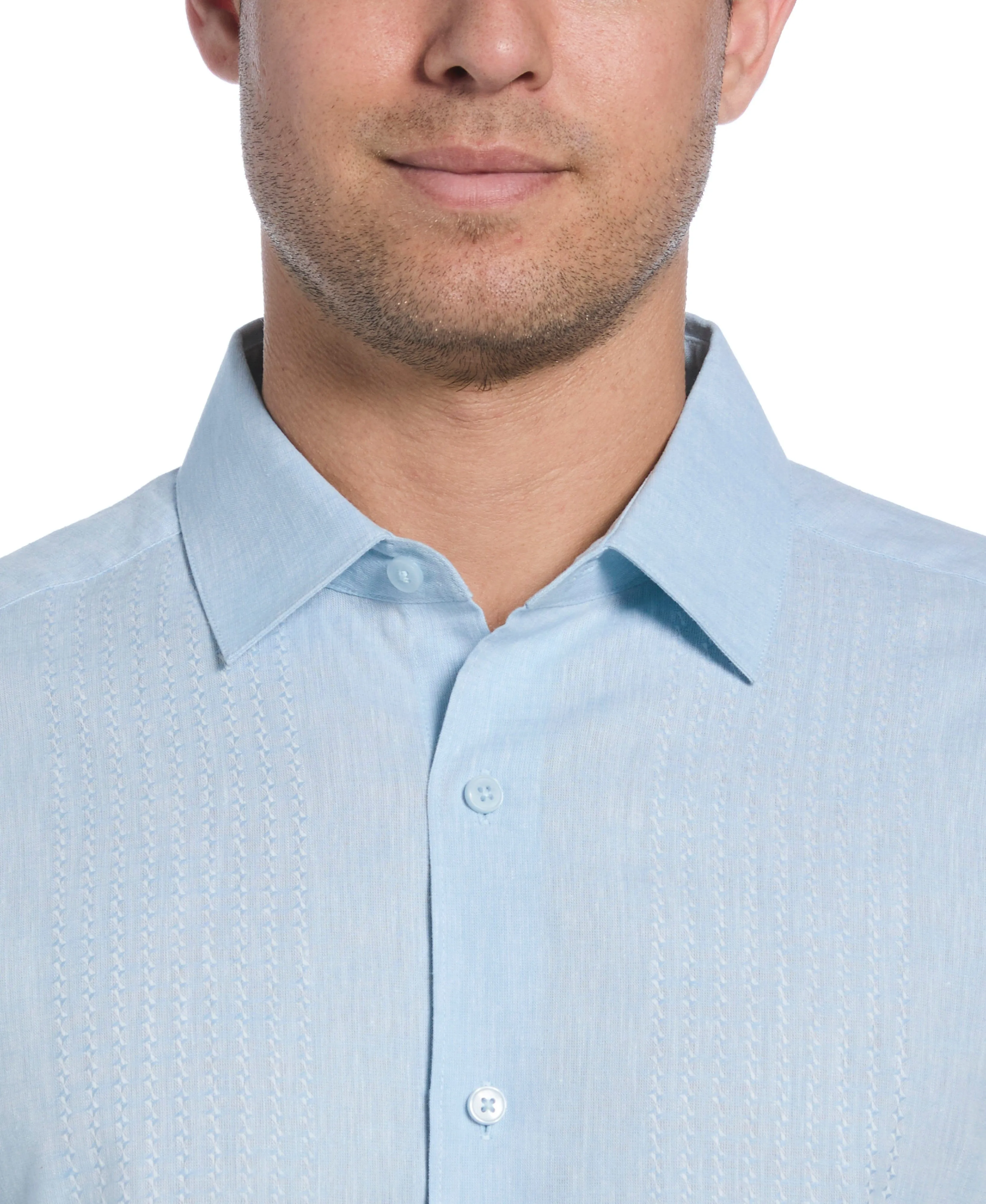 Engineered Dobby Panels Shirt sold by Cubavera product image thumbnail 3