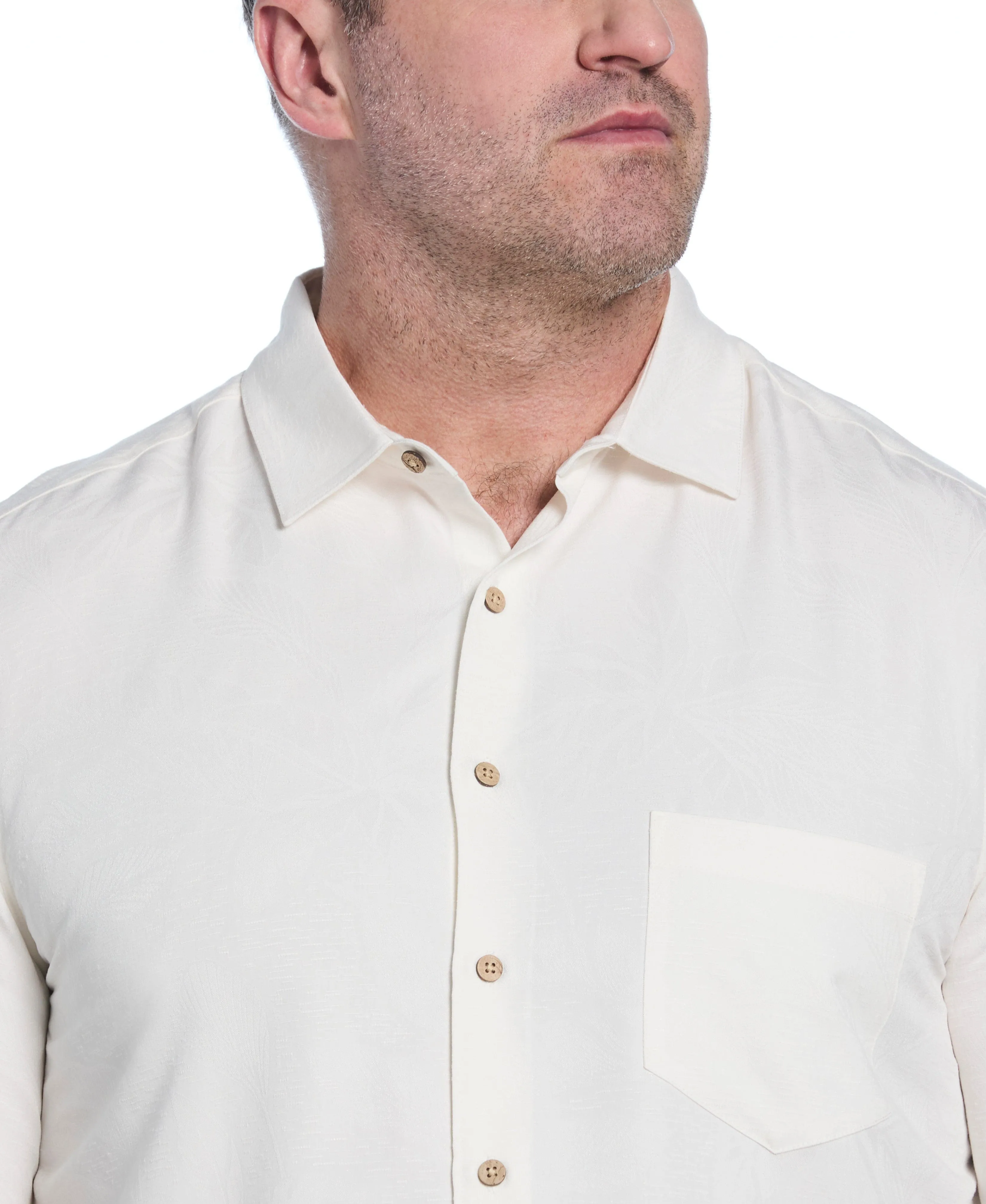 Big & Tall Palm Print Shirt sold by Cubavera product image thumbnail 3