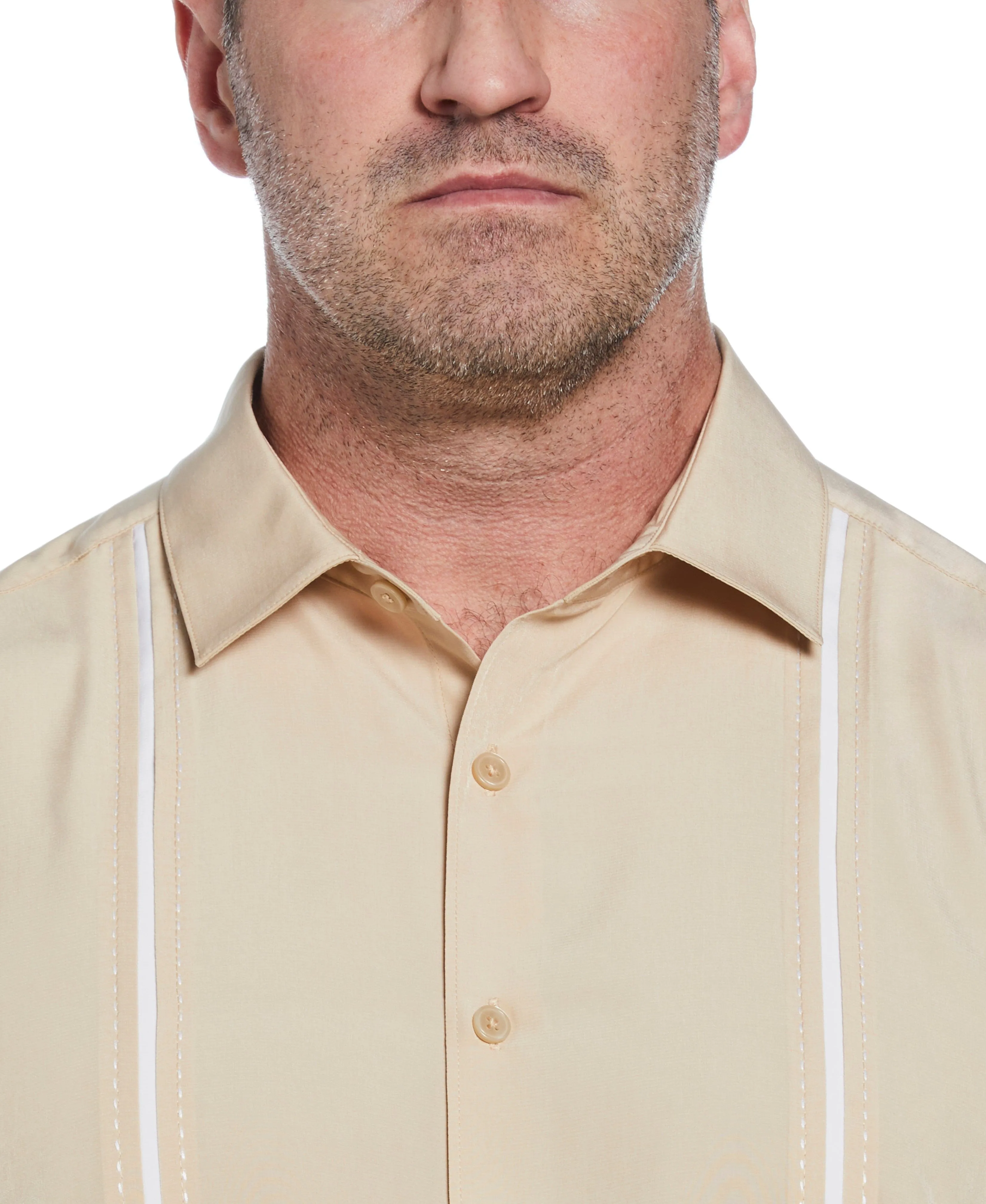 Big & Tall Panel Shirt - Contrast Stitching sold by Cubavera product image thumbnail 3