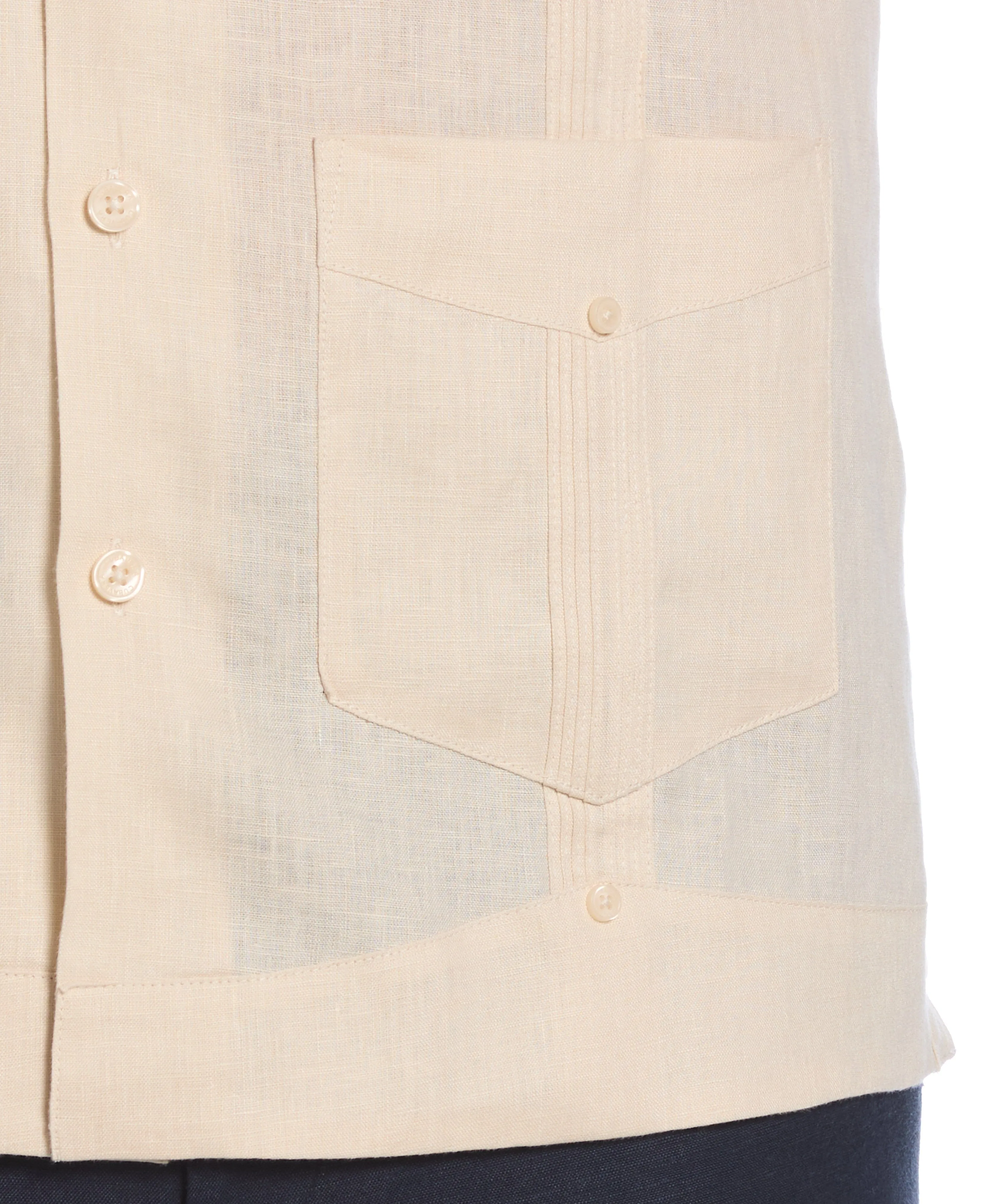 100% Linen Classic Guayabera Shirt - Short Sleeve sold by Cubavera product image thumbnail 4