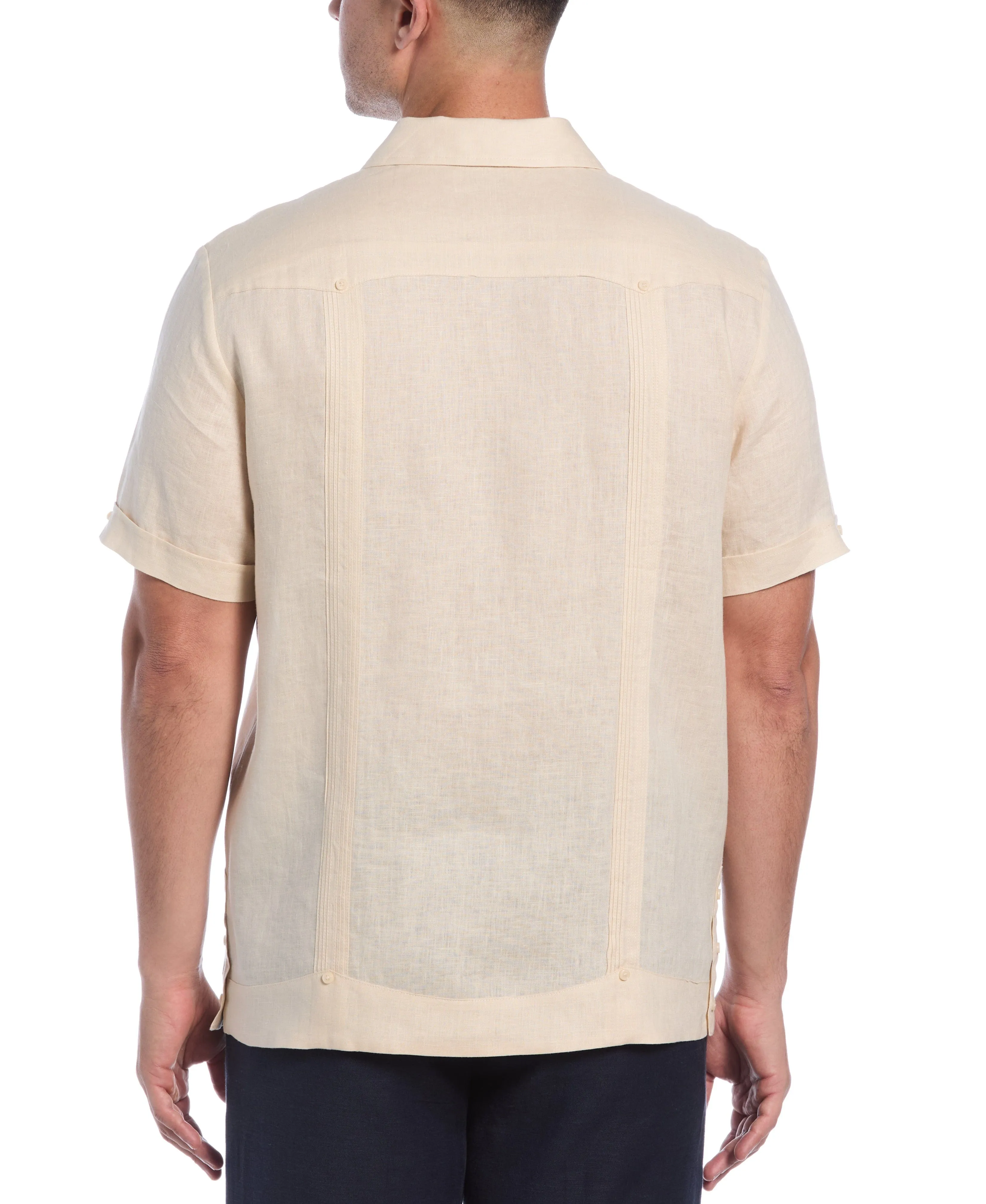 100% Linen Classic Guayabera Shirt - Short Sleeve sold by Cubavera product image thumbnail 2